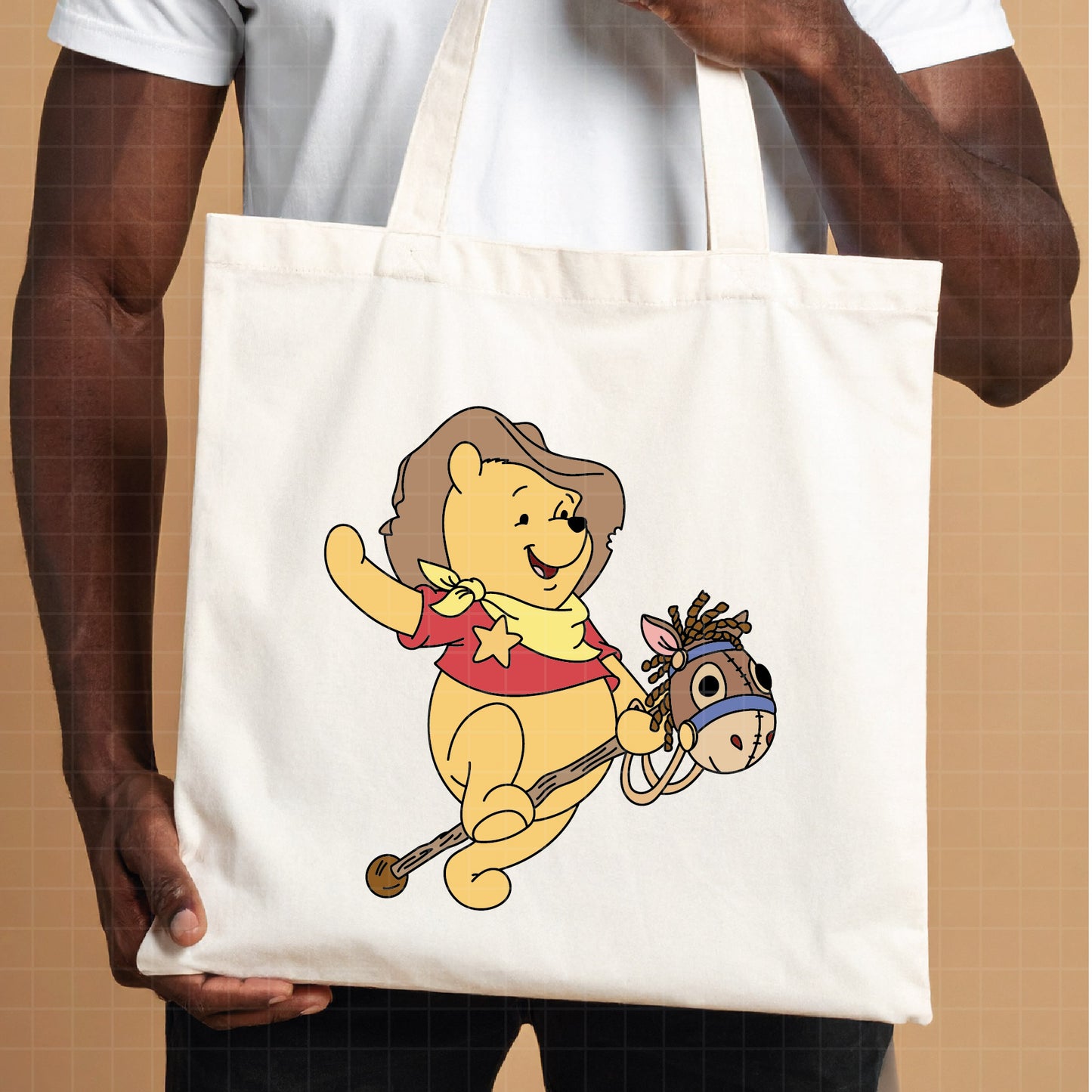 COD4664 - Winnie the pooh cowboy svg, pooh svg, friends svg, pooh birthday svg