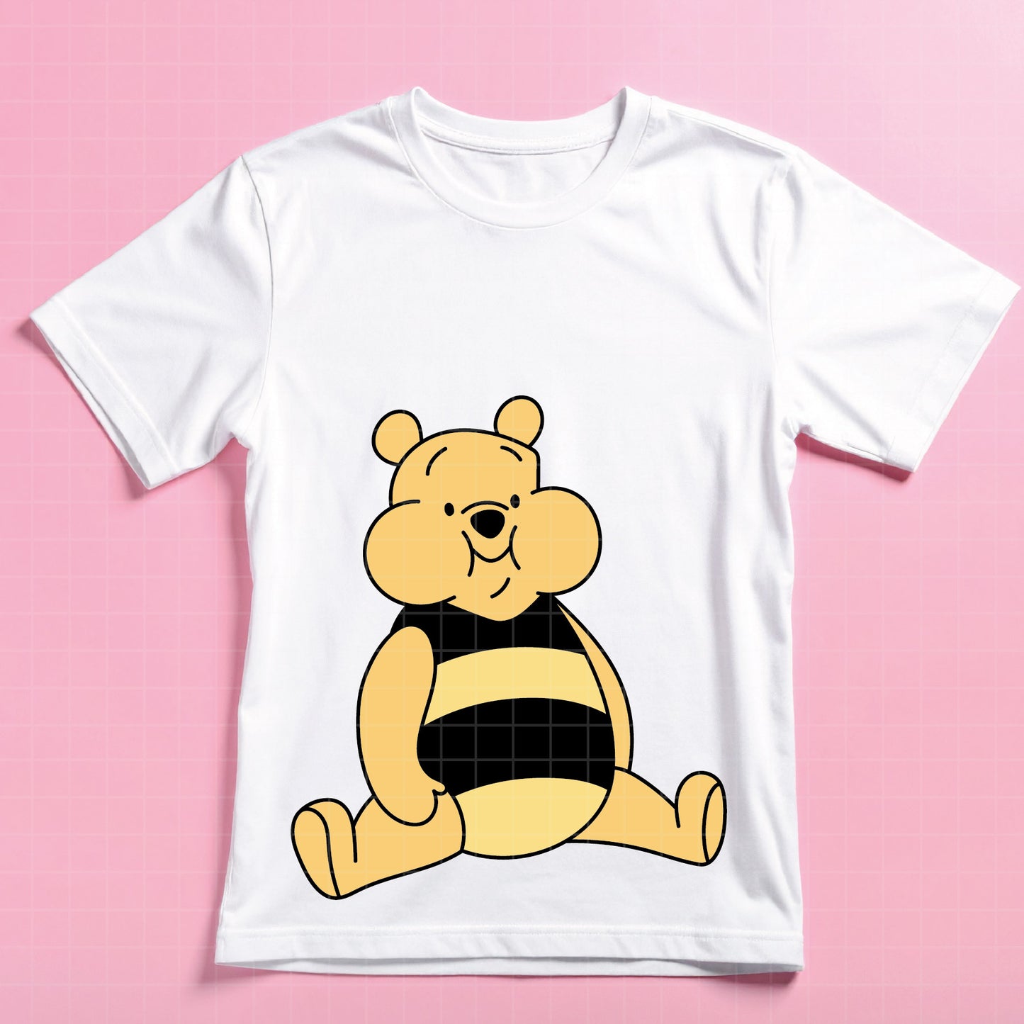 COD4668 - Winnie the Pooh in Bee Mode dtf color pack bundle Svg, Eps, Png, Dxf, Jpeg