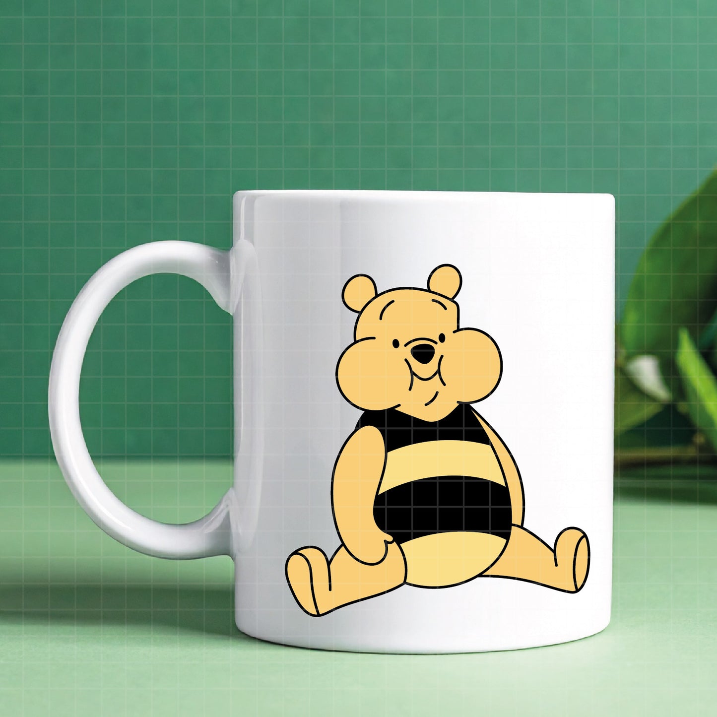 COD4668 - Winnie the Pooh in Bee Mode dtf color pack bundle Svg, Eps, Png, Dxf, Jpeg