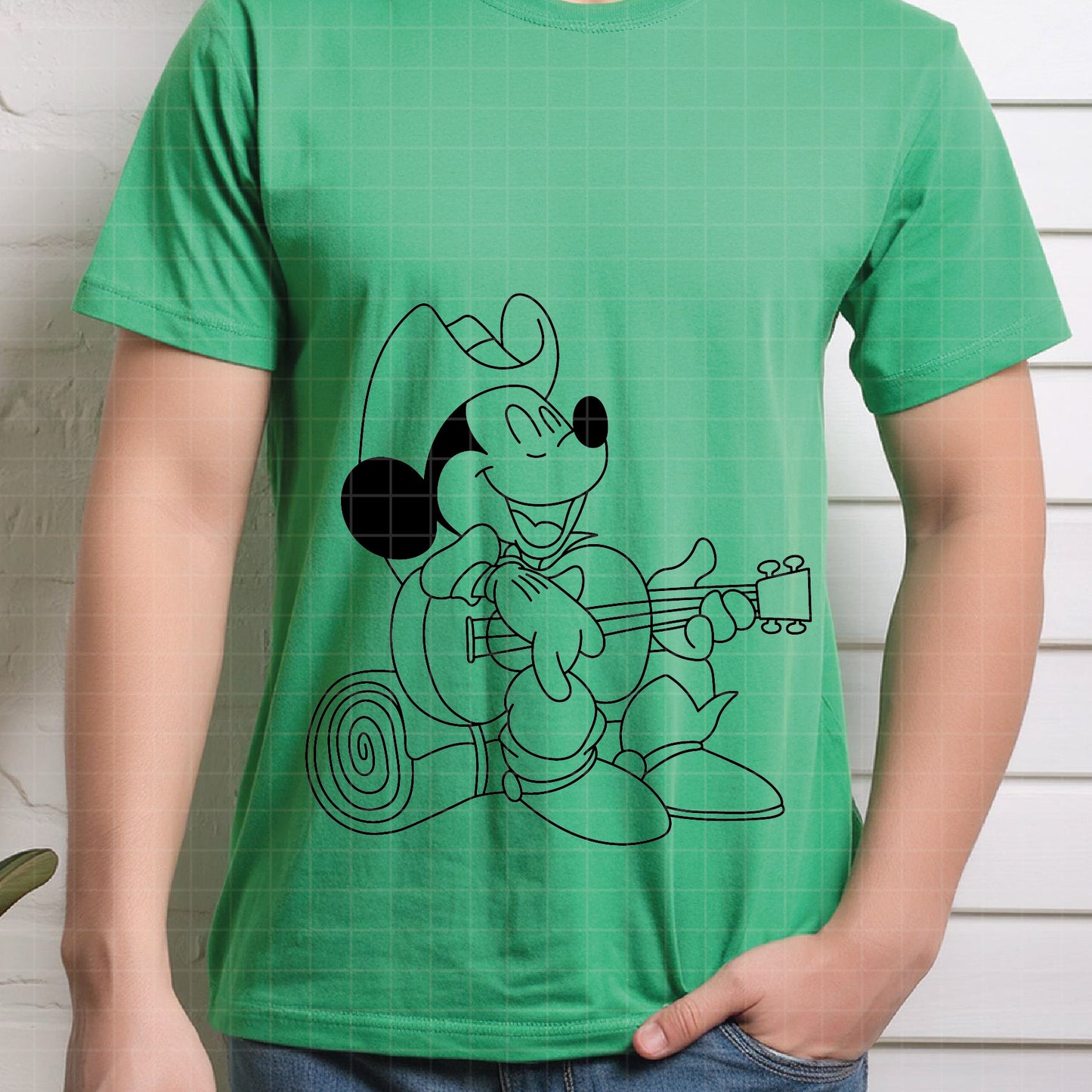 COD4671 - Mickey owboy svg, Disney svg, mickey svg, My First Rodeo clipart