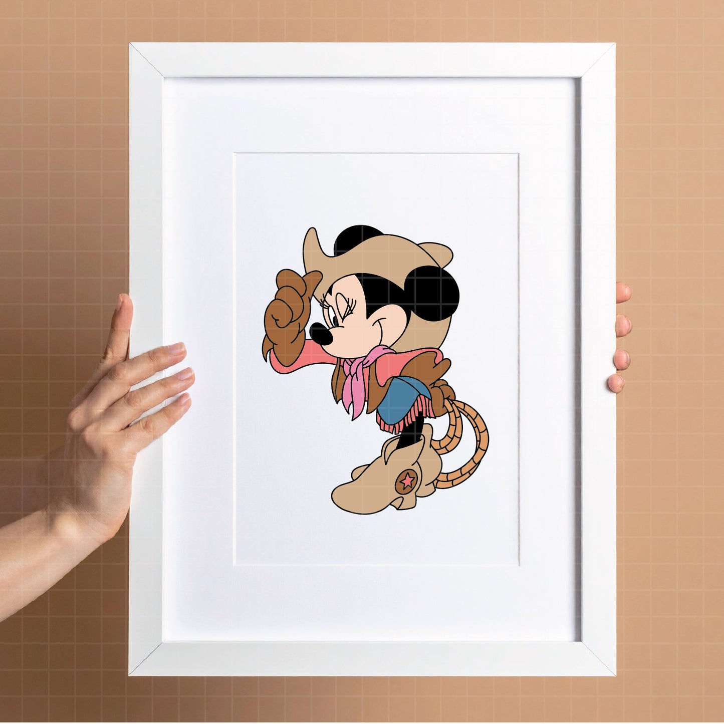 COD4672 - Miinnie cowboy svg, Disney svg,  minnie svg, My First Rodeo clipart