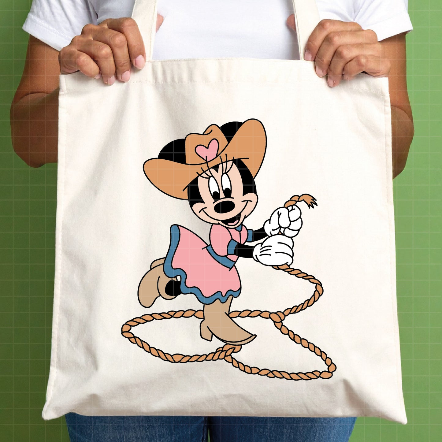 COD4673 - Miinnie cowboy svg, Disney svg,  minnie svg, My First Rodeo clipart