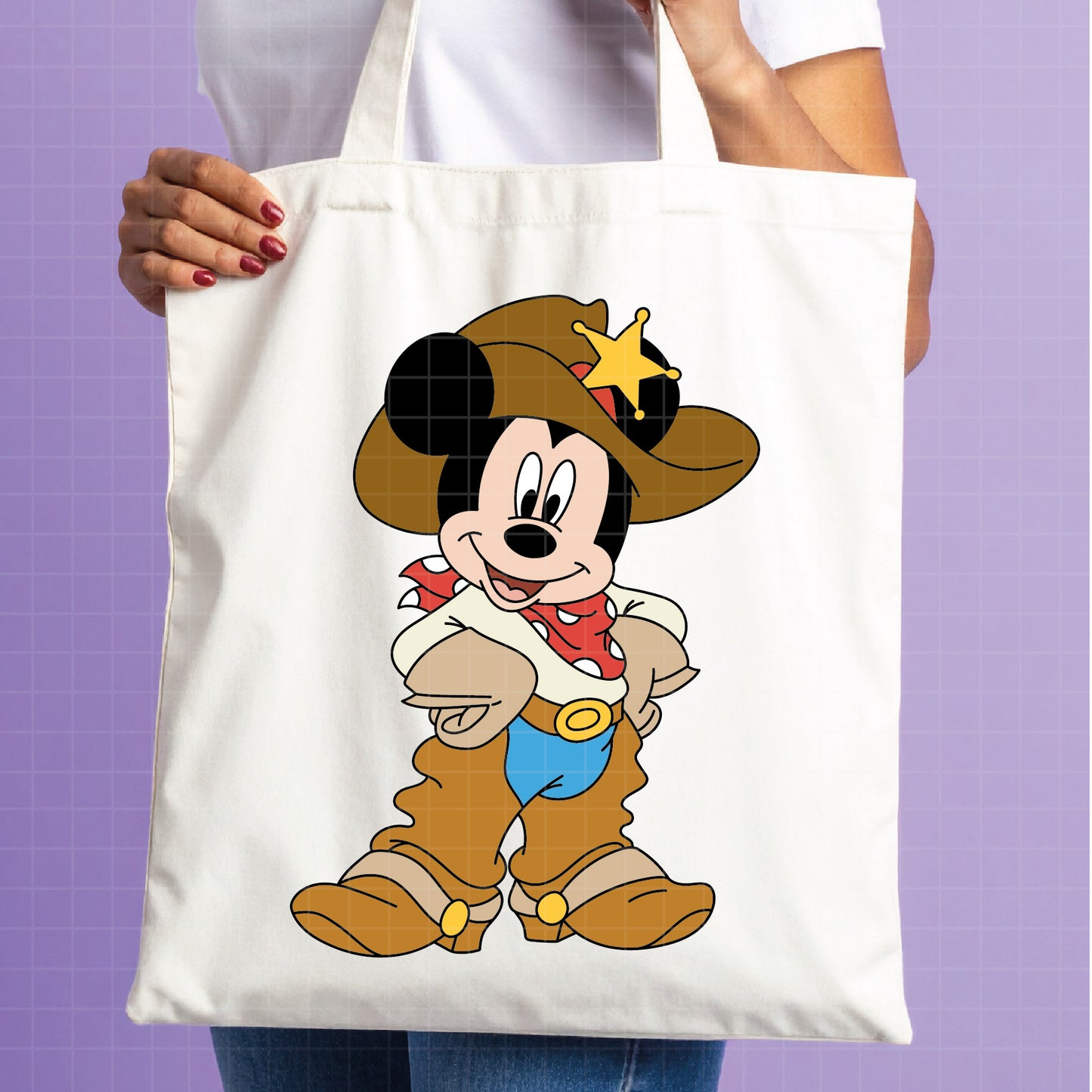 COD4674 - Mickey owboy svg, Disney svg, mickey svg, My First Rodeo clipart