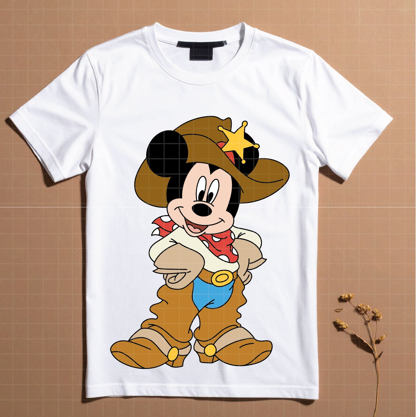 COD4674 - Mickey owboy svg, Disney svg, mickey svg, My First Rodeo clipart