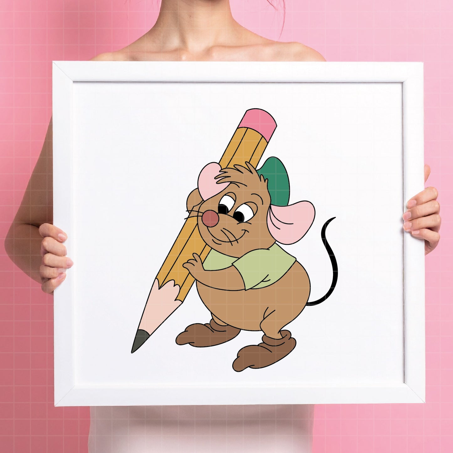 COD4677 - Cinderella svg, Gus gus school svg, Princess svg, Princess for Cricut Silhouette
