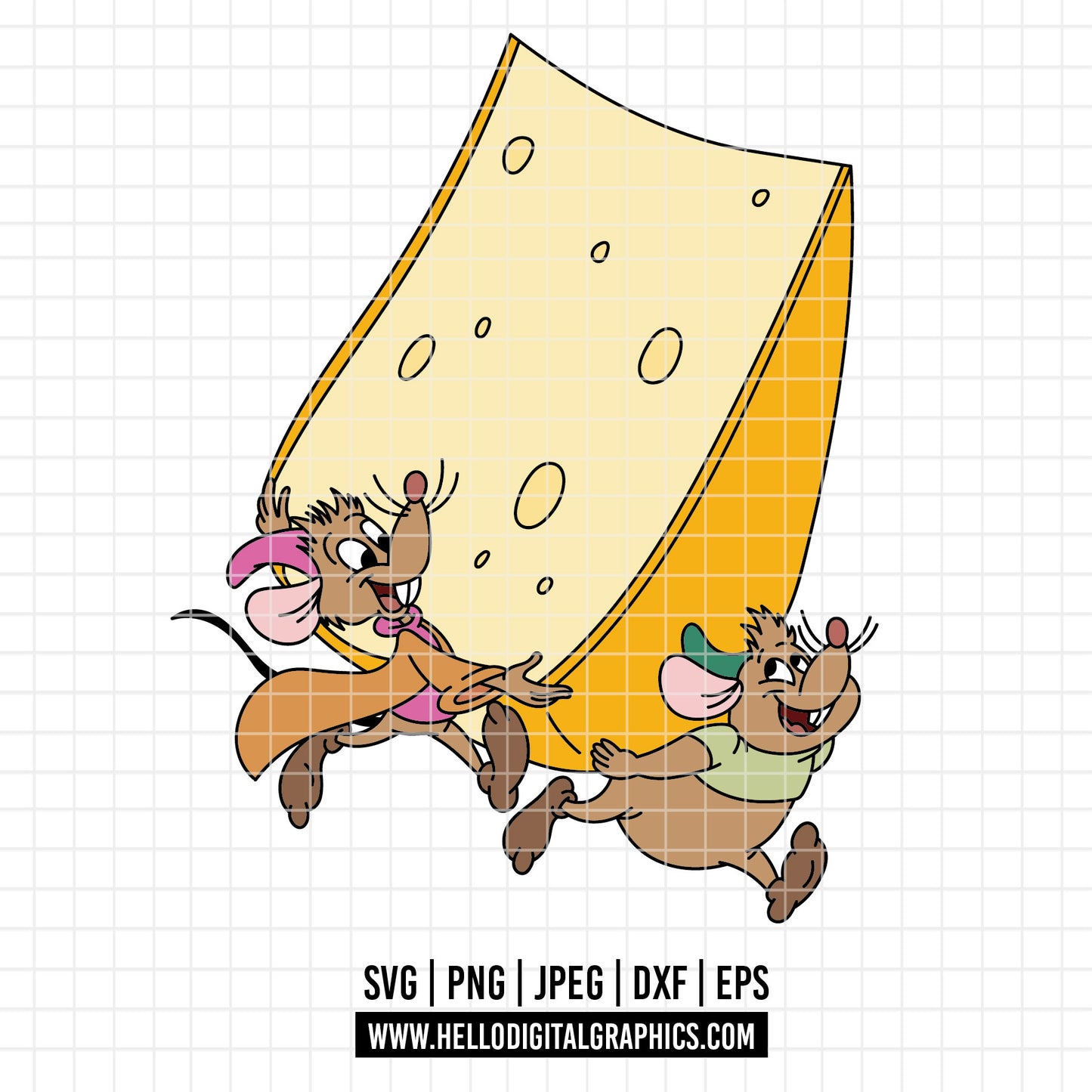 COD4679 - Cinderella svg, Gus gus happy svg, Princess svg, Princess for Cricut Silhouette