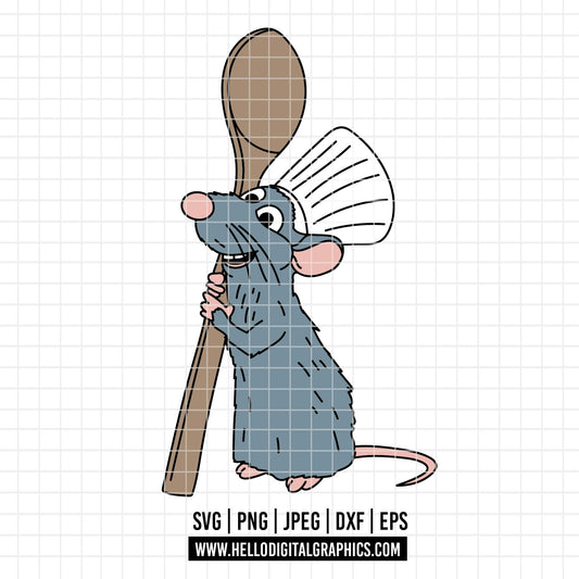 COD4680 - Ratatouille Svg, Ratatouille Png, Mouse Png, Ratatouille, Ratatouille Sublimation, Instant Download