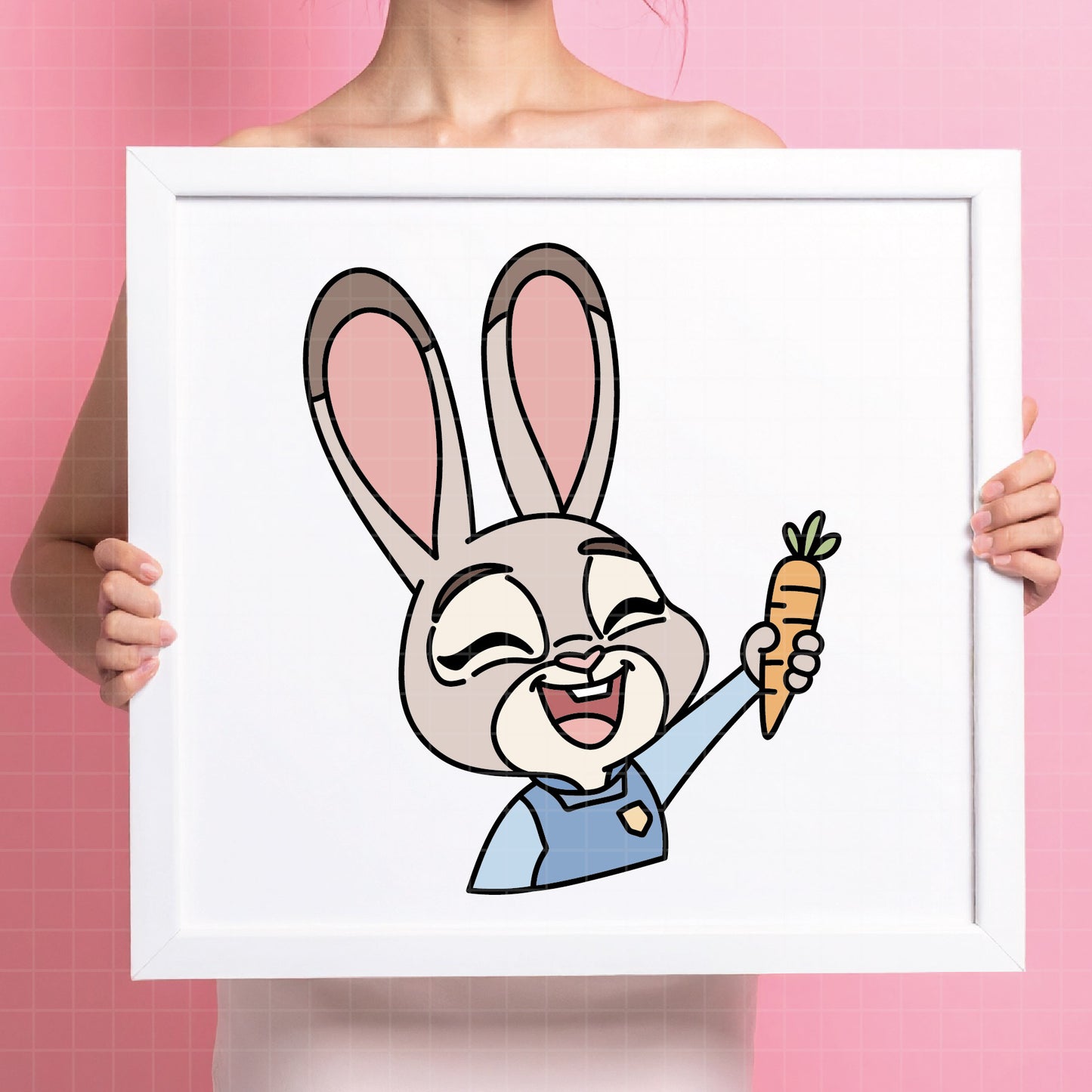 COD4702 - Judy svg, Zootopia SVG, Zootopia PNG, EPS -Judith png, Outline clipart vector