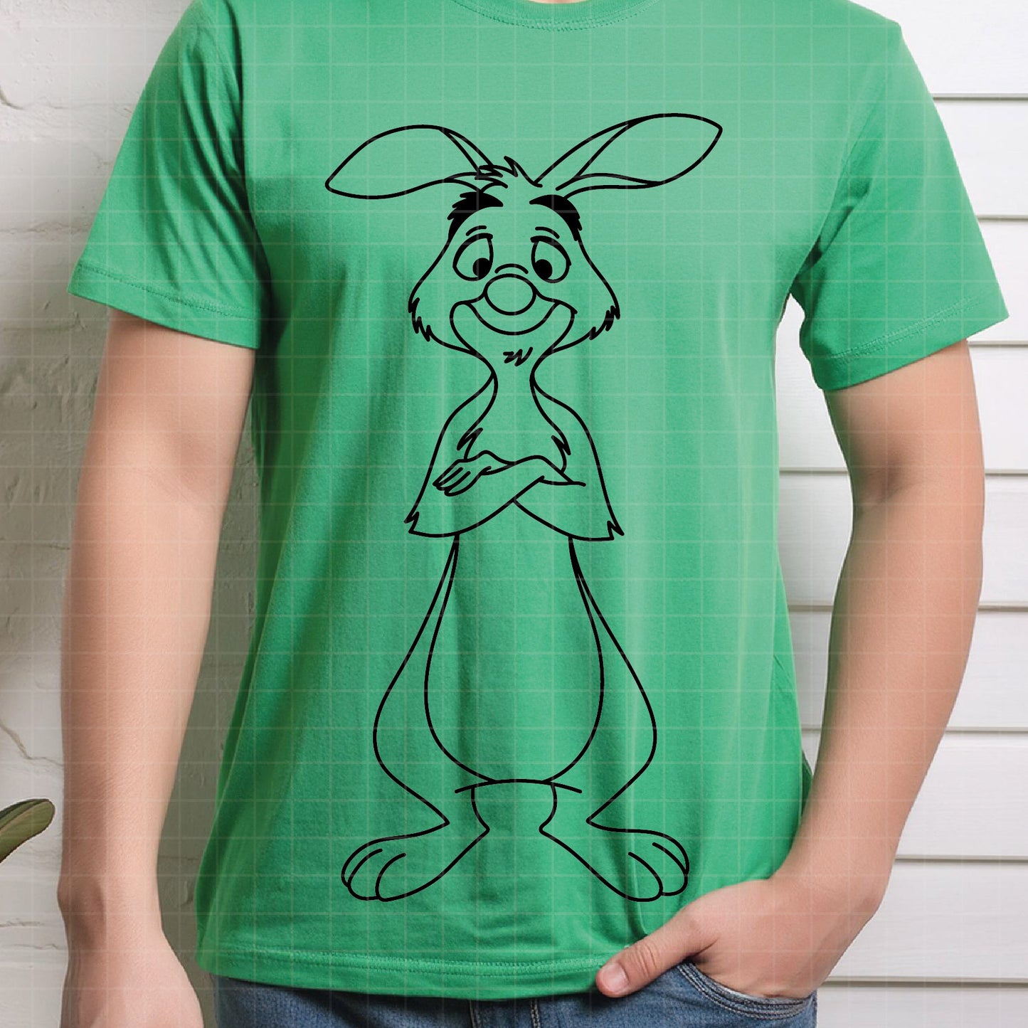 COD4706 - Winnie the pooh rabbit svg, pooh sketch svg, friends svg, pooh birthday svg