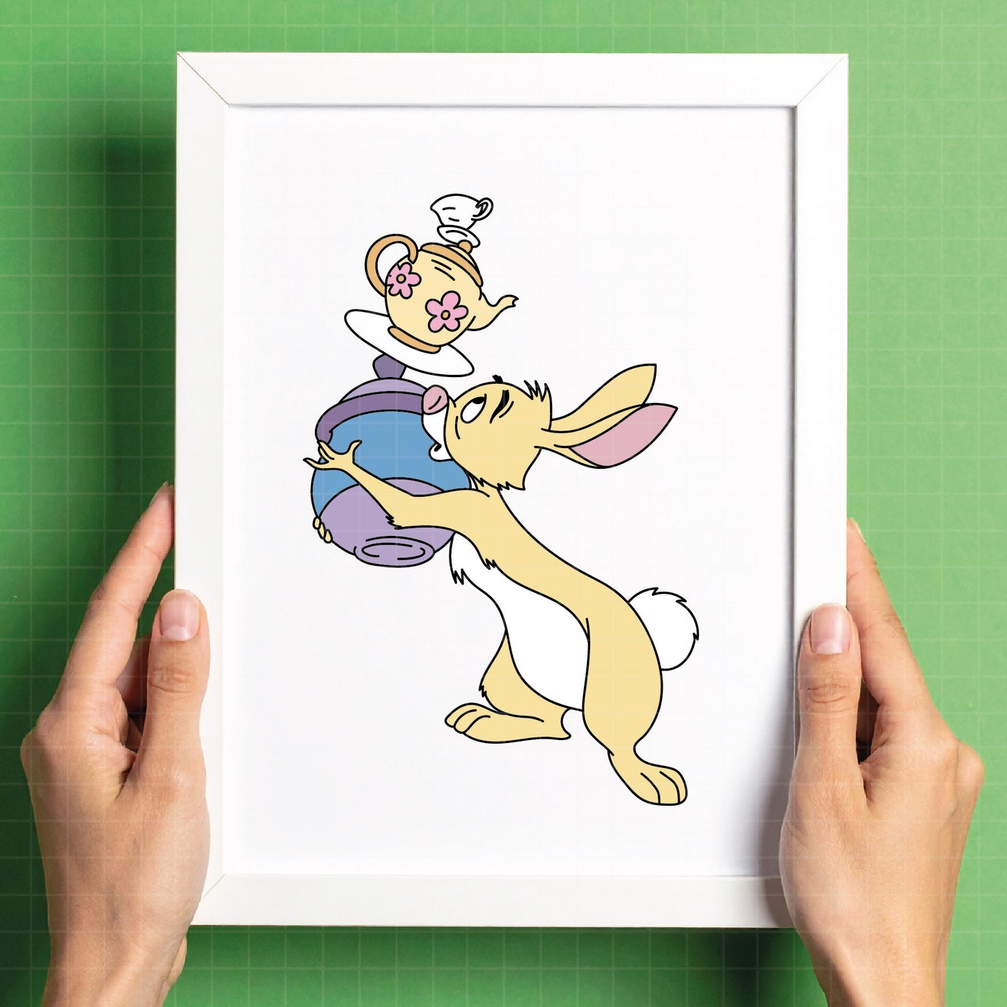 COD4707 - Winnie the pooh rabbit svg, pooh sketch svg, friends svg, pooh birthday svg