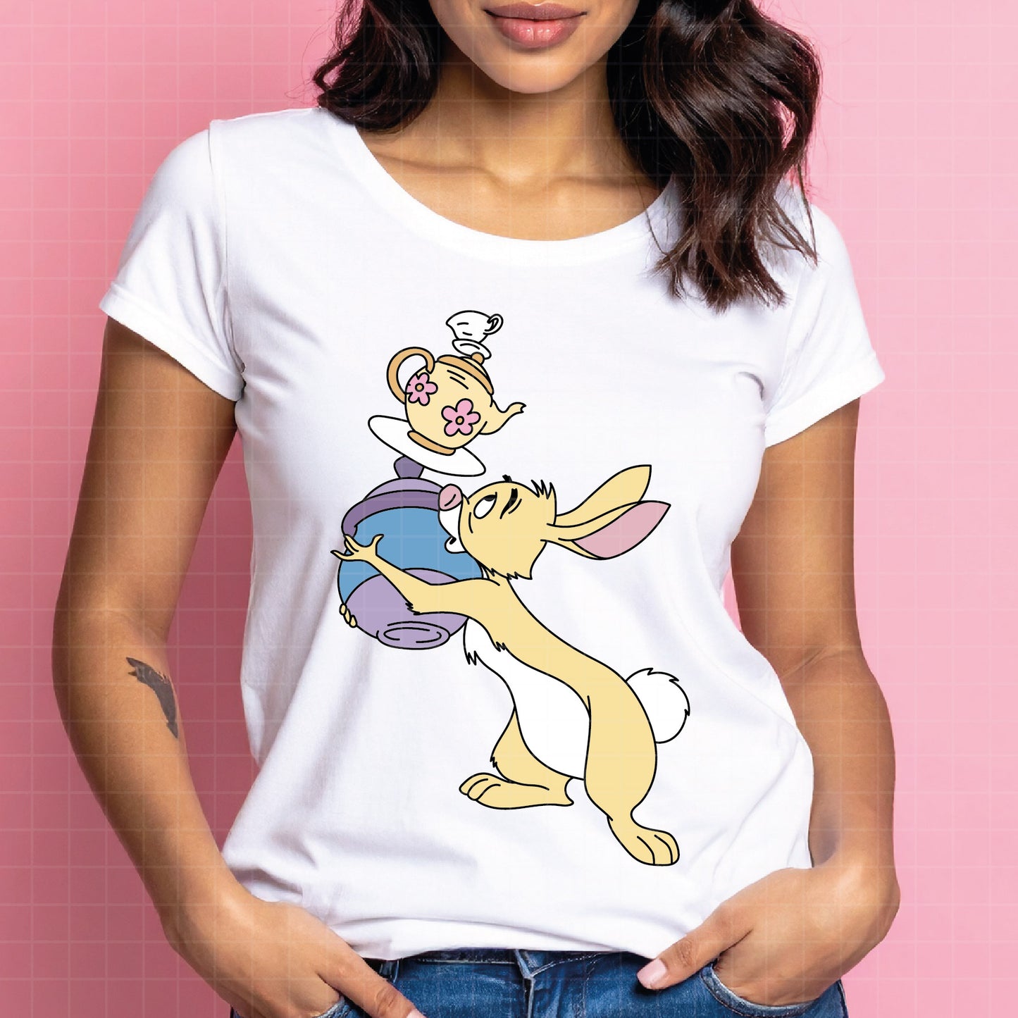 COD4707 - Winnie the pooh rabbit svg, pooh sketch svg, friends svg, pooh birthday svg