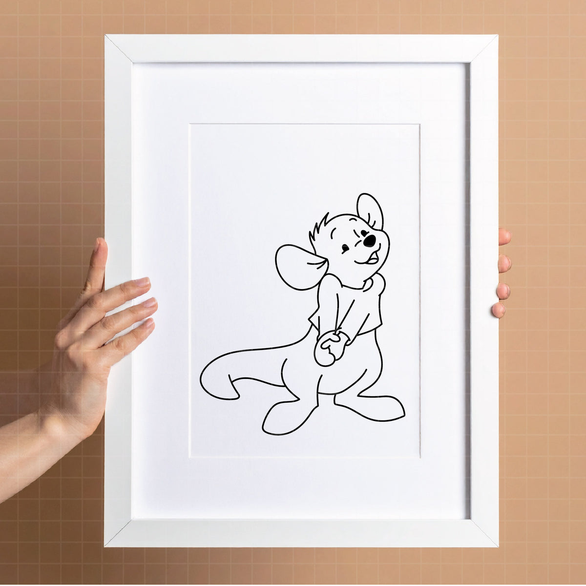 Pooh Hello Rabbit COD4709 - Winnie the pooh rabbit svg, pooh sketch svg, friends svg, po ...