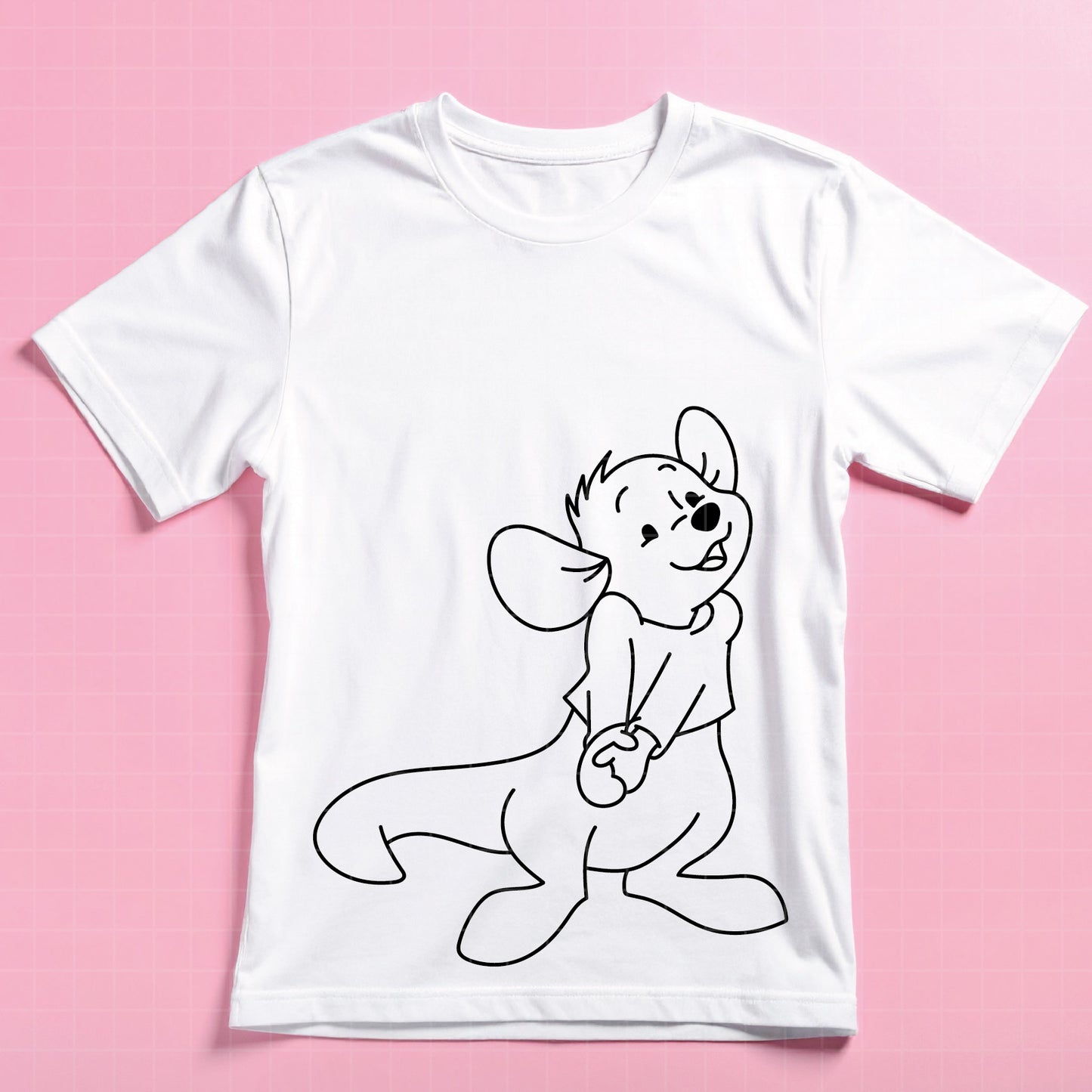 COD4709 - Winnie the pooh rabbit svg, pooh sketch svg, friends svg, pooh birthday svg