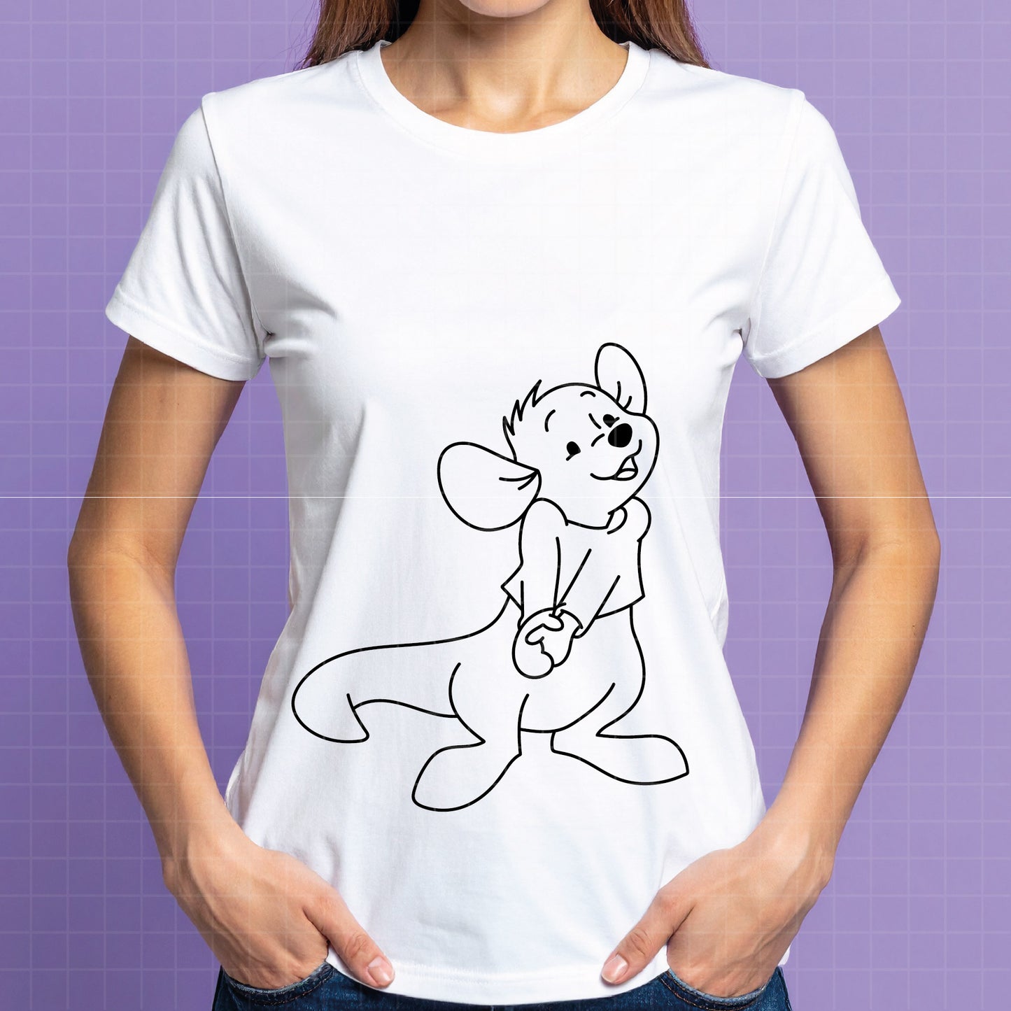 COD4709 - Winnie the pooh rabbit svg, pooh sketch svg, friends svg, pooh birthday svg