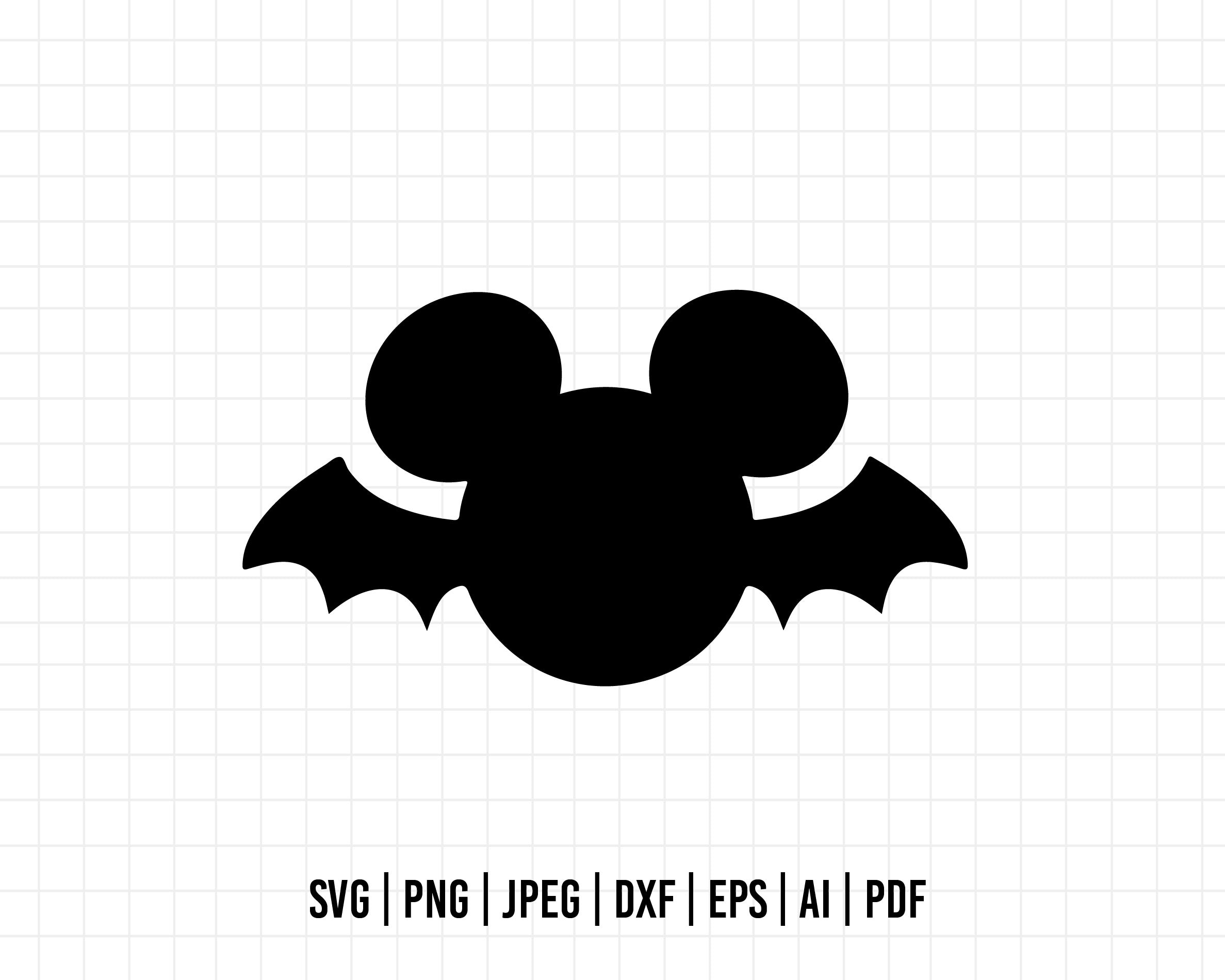 COD471- Mickey Bat Svg, Halloween svg, disney svg, Mickey halloween sv ...