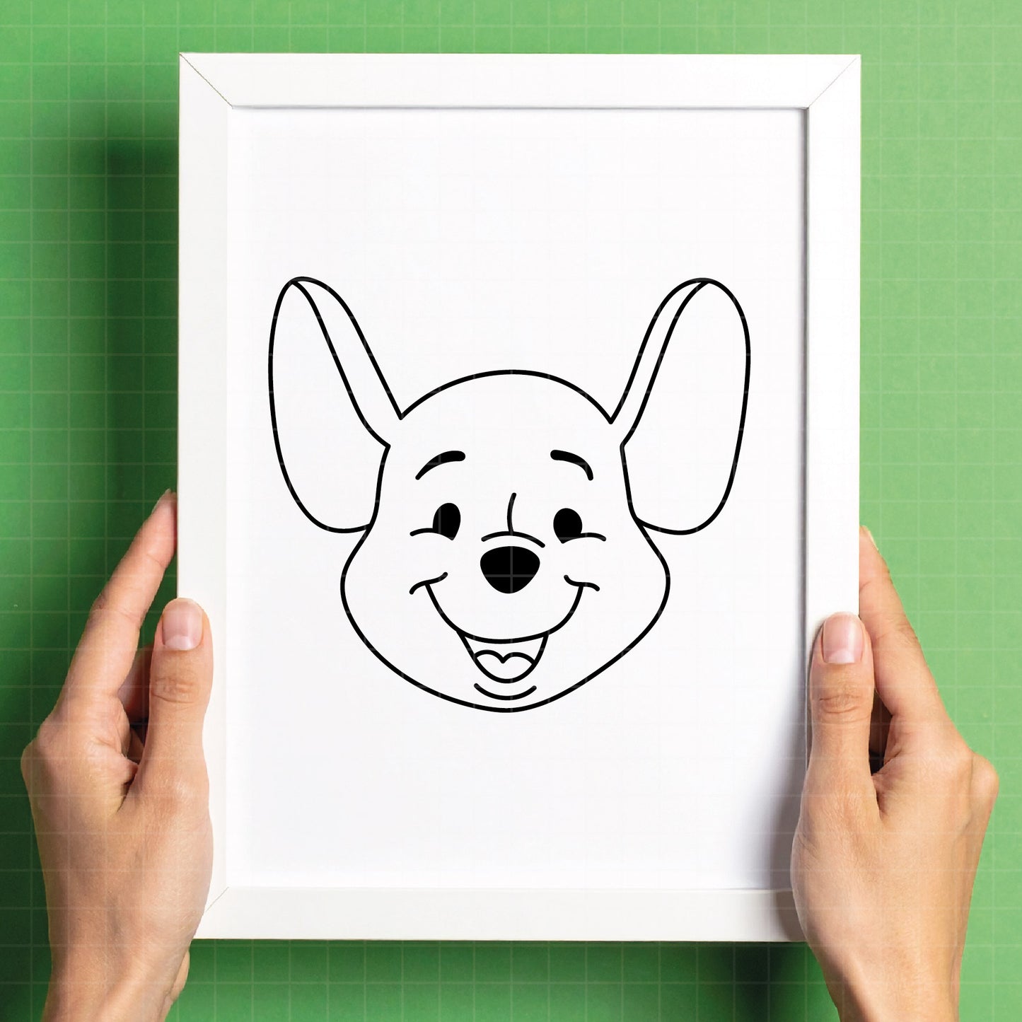 COD4711 - Winnie the pooh rabbit svg, pooh sketch svg, friends svg, pooh birthday svg