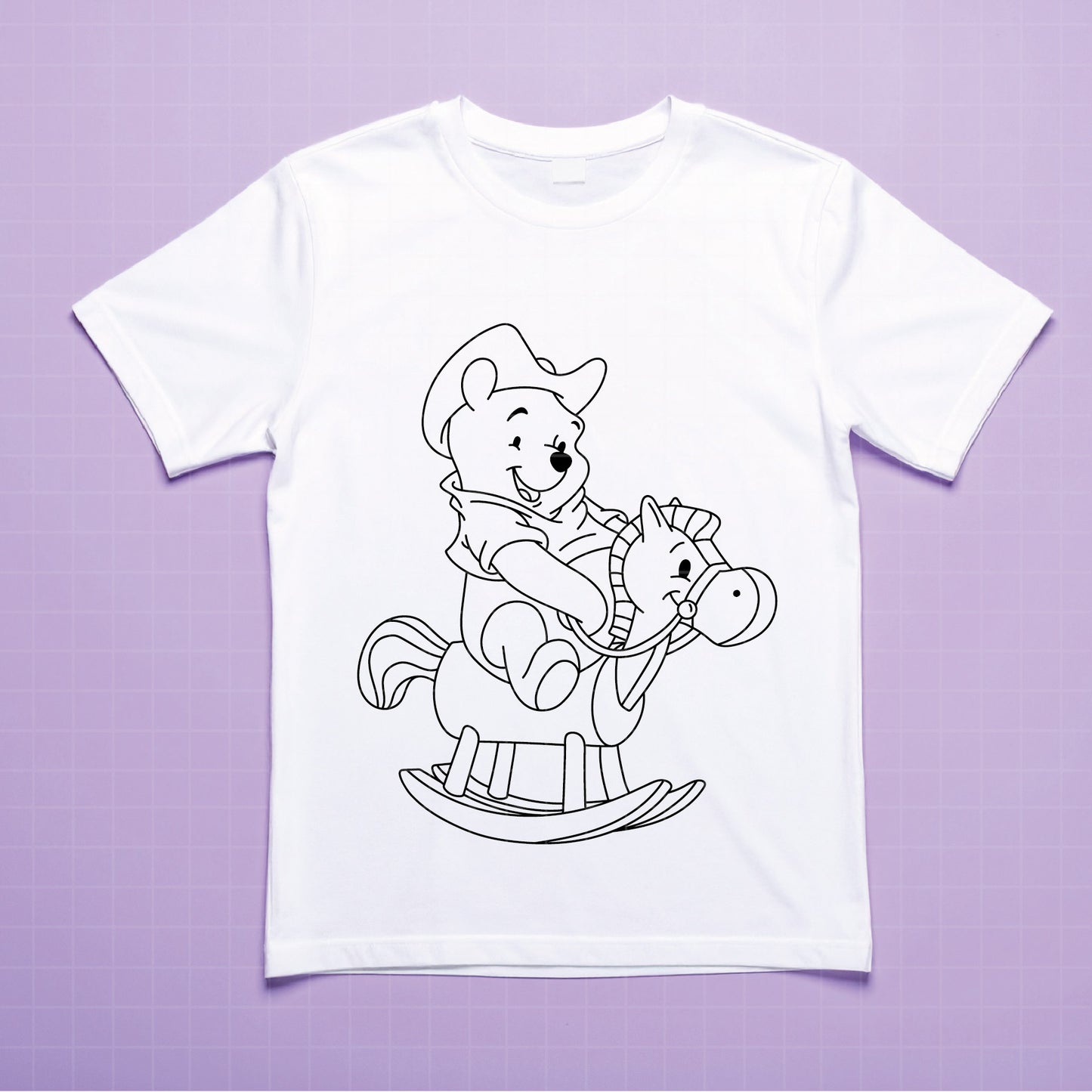 COD4714 - Winnie the pooh cowboy svg, pooh svg, friends svg, pooh birthday svg