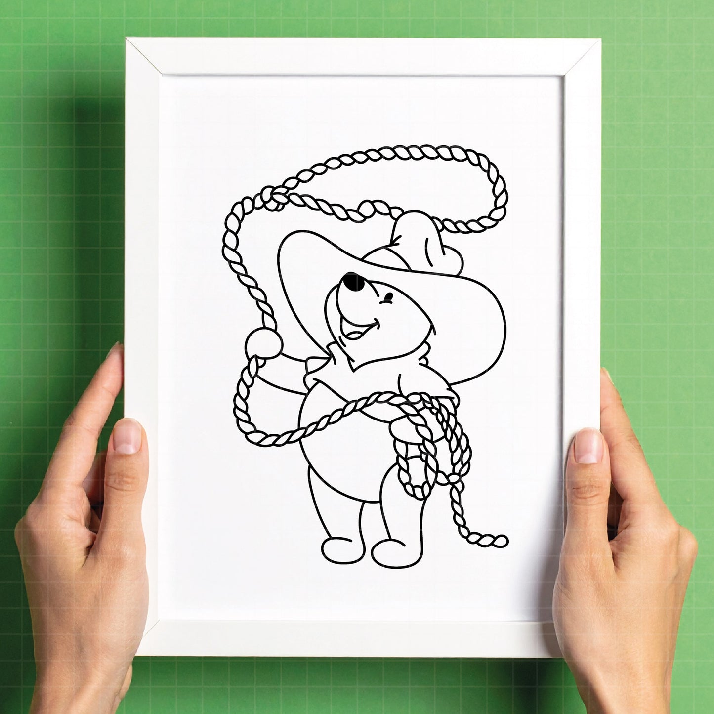 COD4715 - Winnie the pooh cowboy svg, pooh svg, friends svg, pooh birthday svg