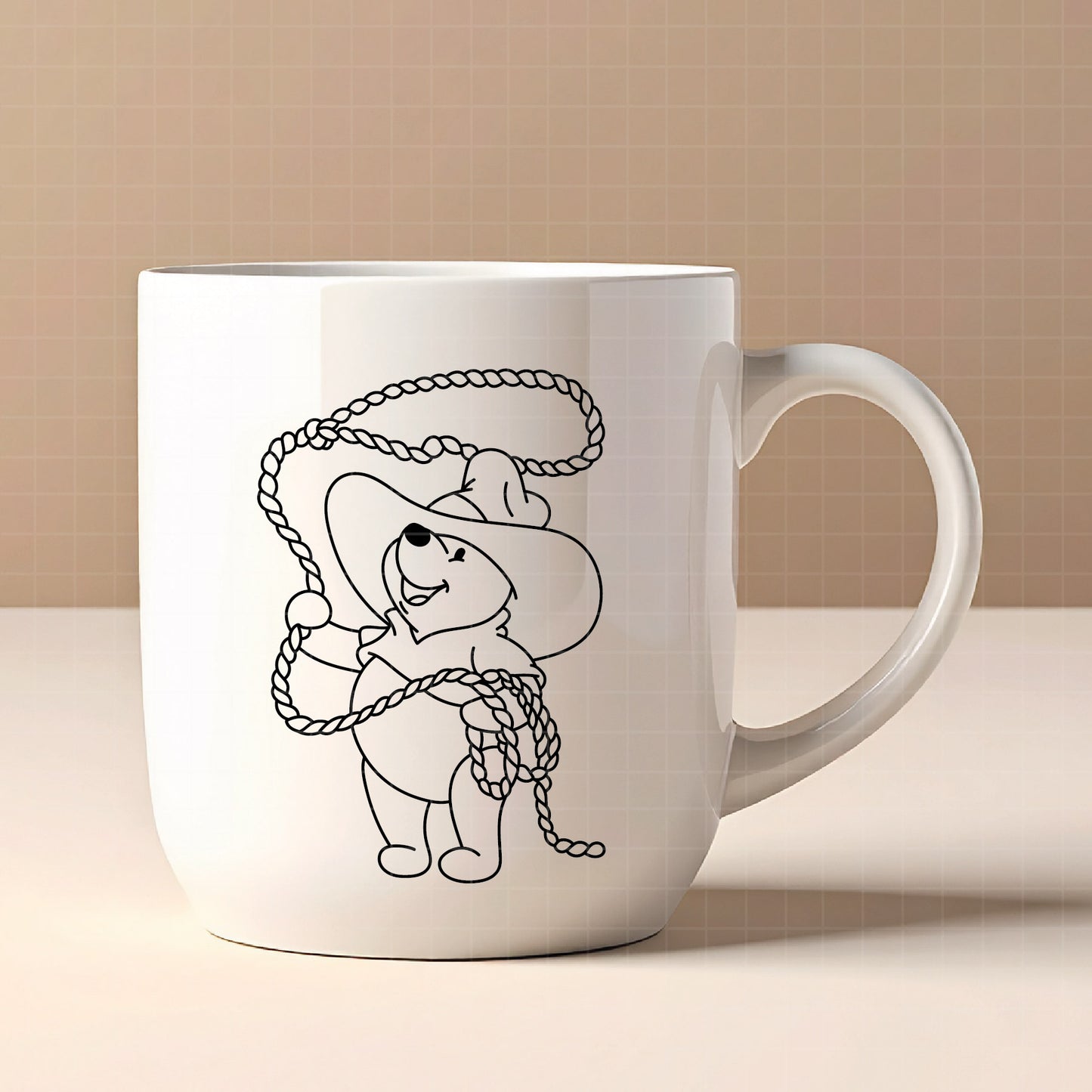 COD4715 - Winnie the pooh cowboy svg, pooh svg, friends svg, pooh birthday svg