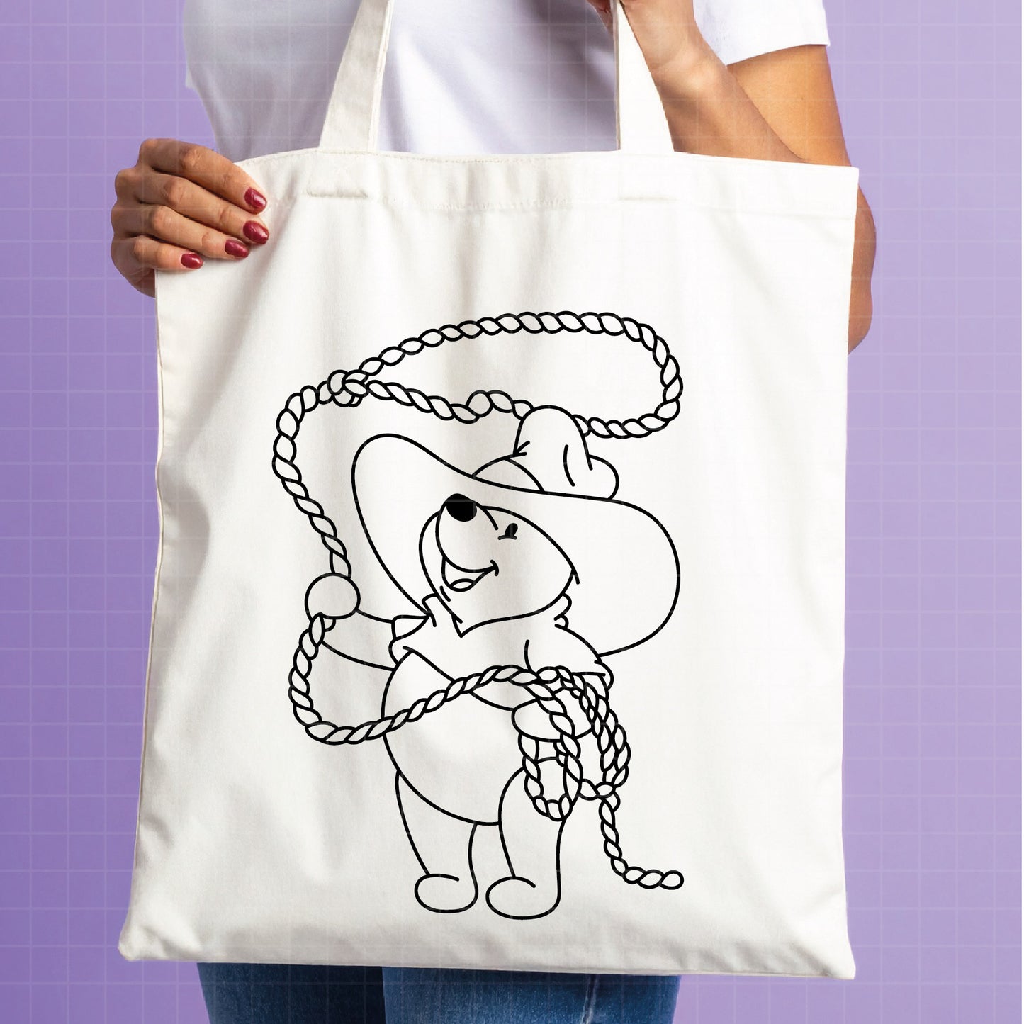 COD4715 - Winnie the pooh cowboy svg, pooh svg, friends svg, pooh birthday svg