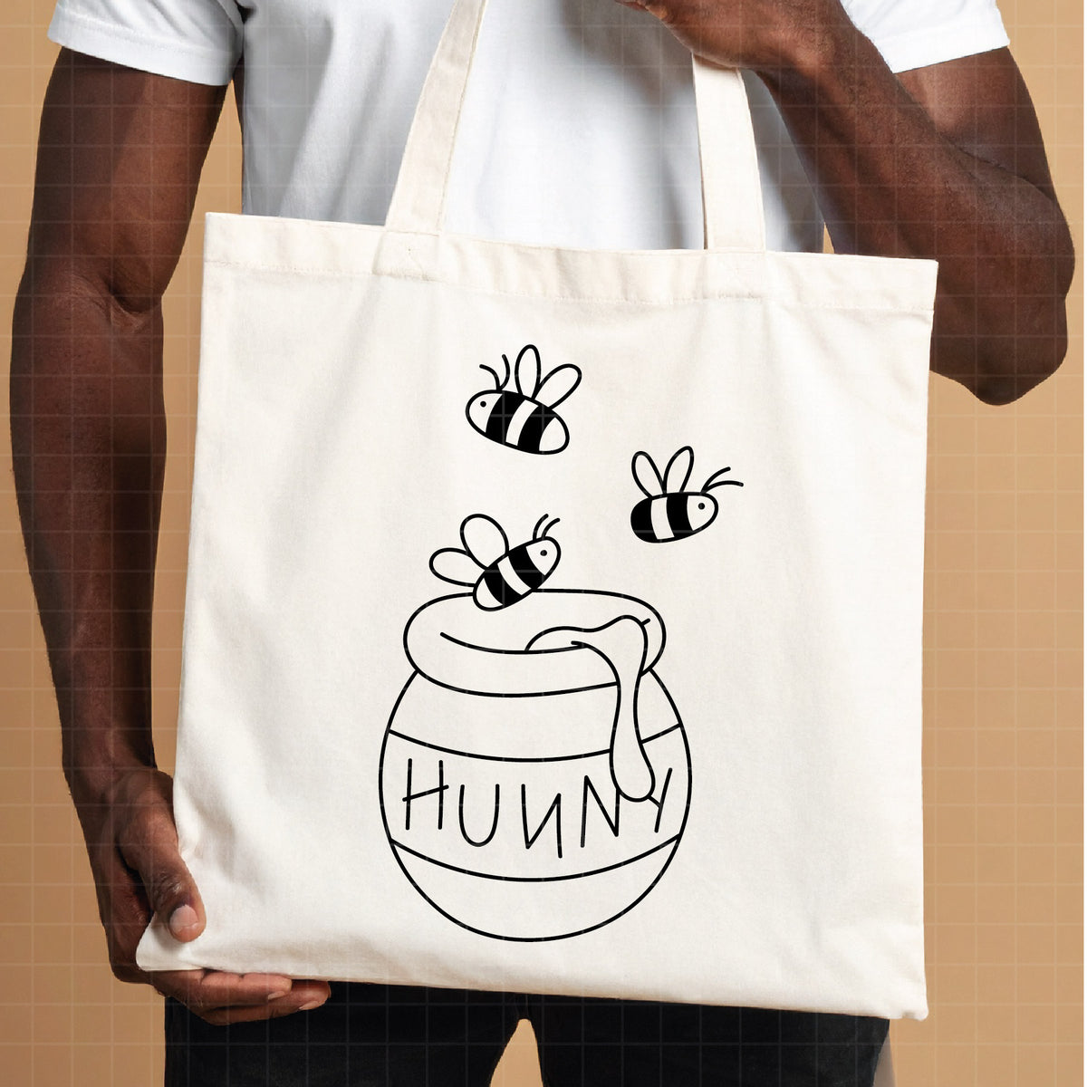 COD4719 - Jar of honey svg, Winnie the pooh cowboy svg, pooh svg, friends svg, pooh birthday svg