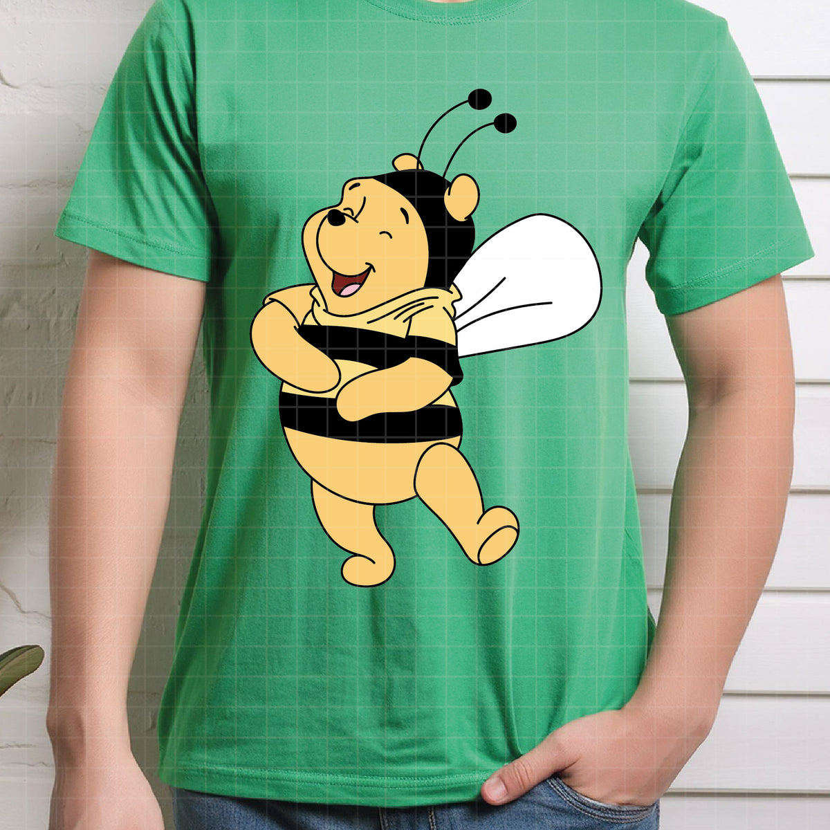 COD4723 - Winnie the pooh cowboy svg, pooh svg, friends svg, pooh birthday svg