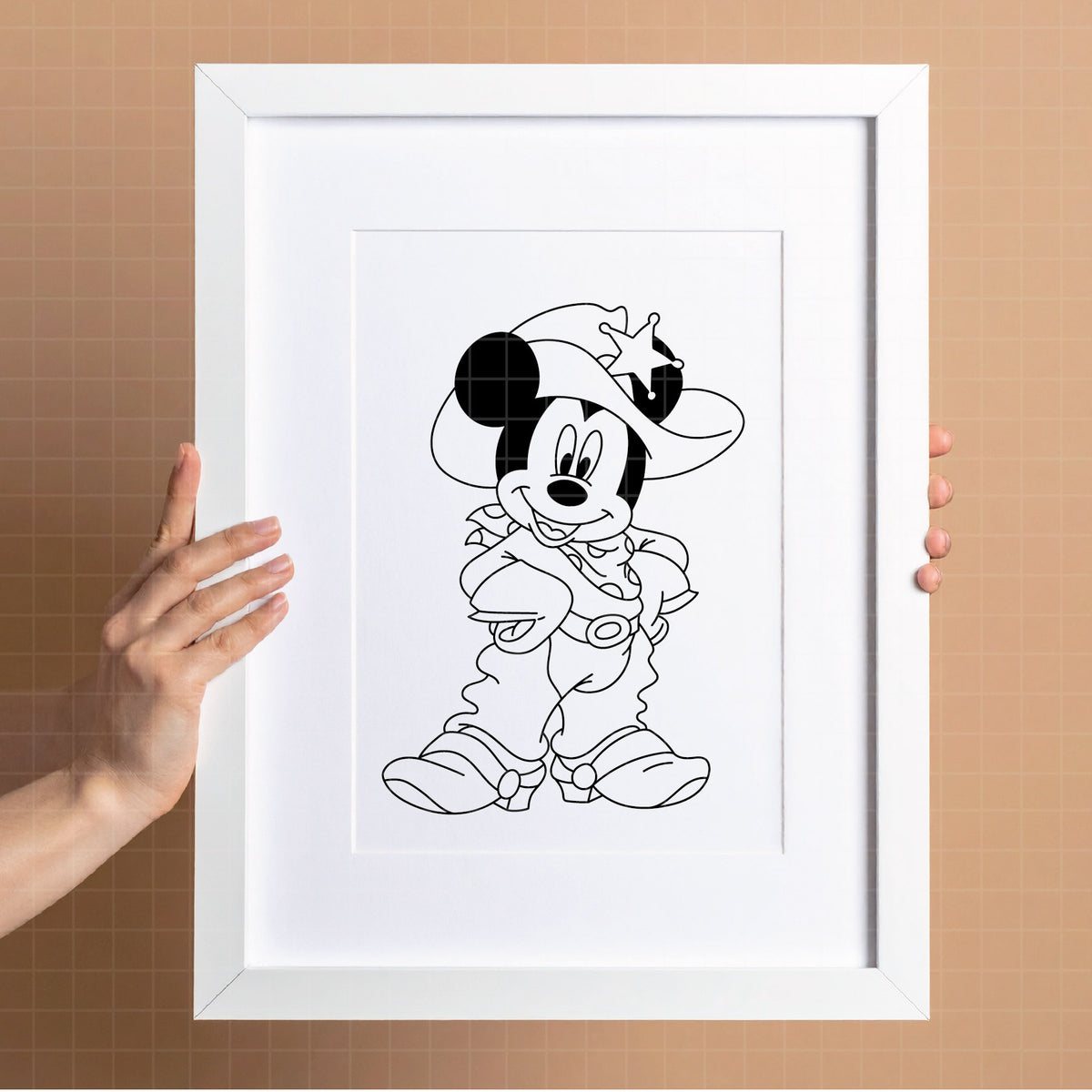 COD4726 - Mickey cowboy svg, Disney svg, mickey svg, My First Rodeo clipart