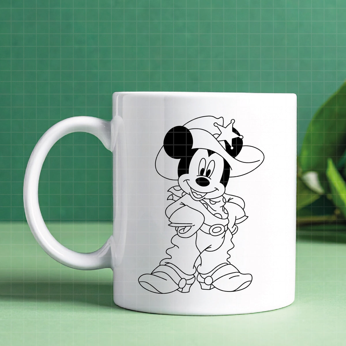 COD4726 - Mickey cowboy svg, Disney svg, mickey svg, My First Rodeo clipart