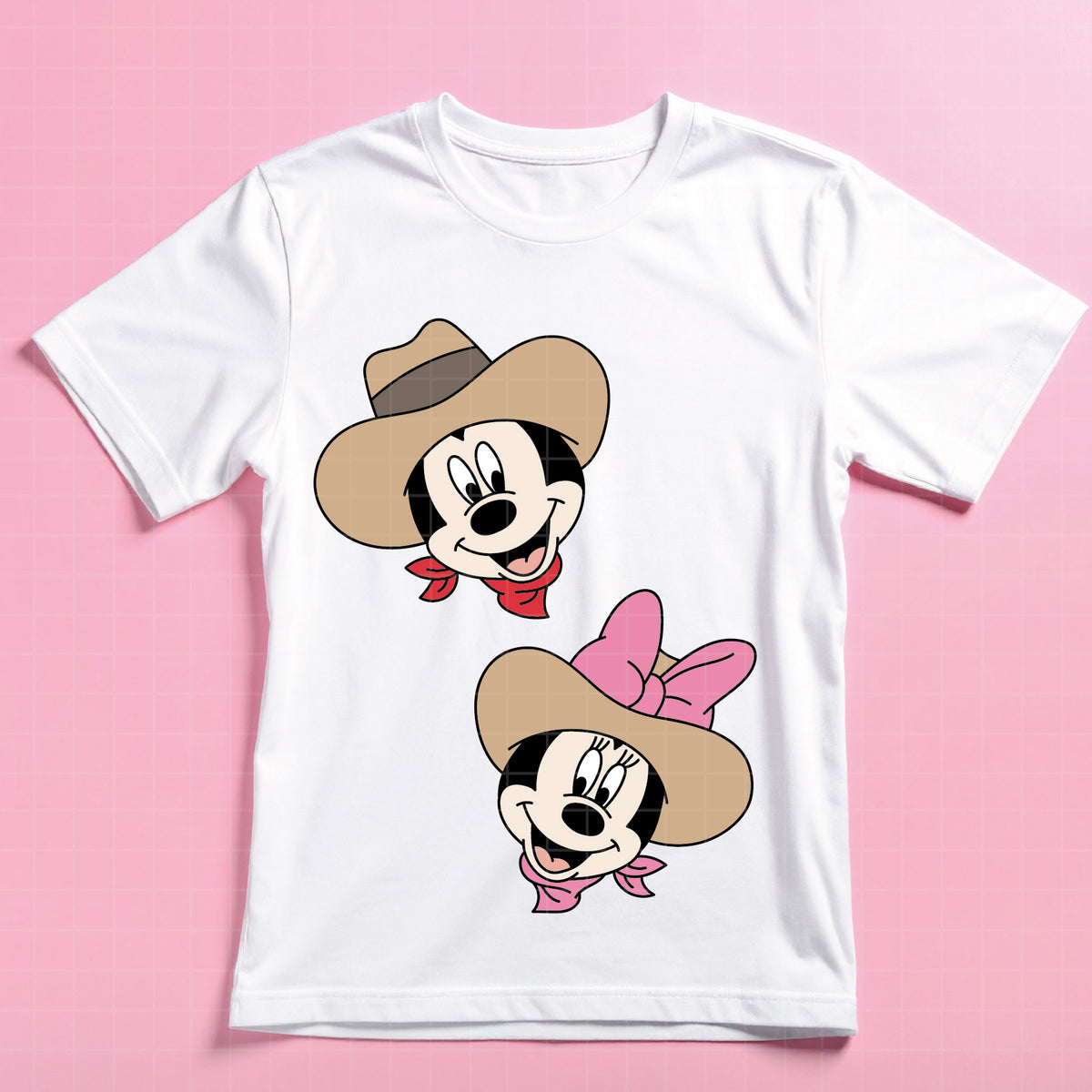 COD4727 - Miinnie and mickey cowboy svg, Disney svg,  minnie svg, My First Rodeo clipart