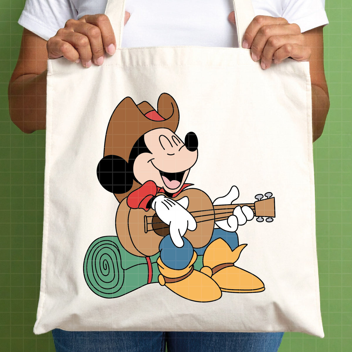 COD4728 - Mickey cowboy svg, Disney svg, mickey guitar svg, My First Rodeo clipart