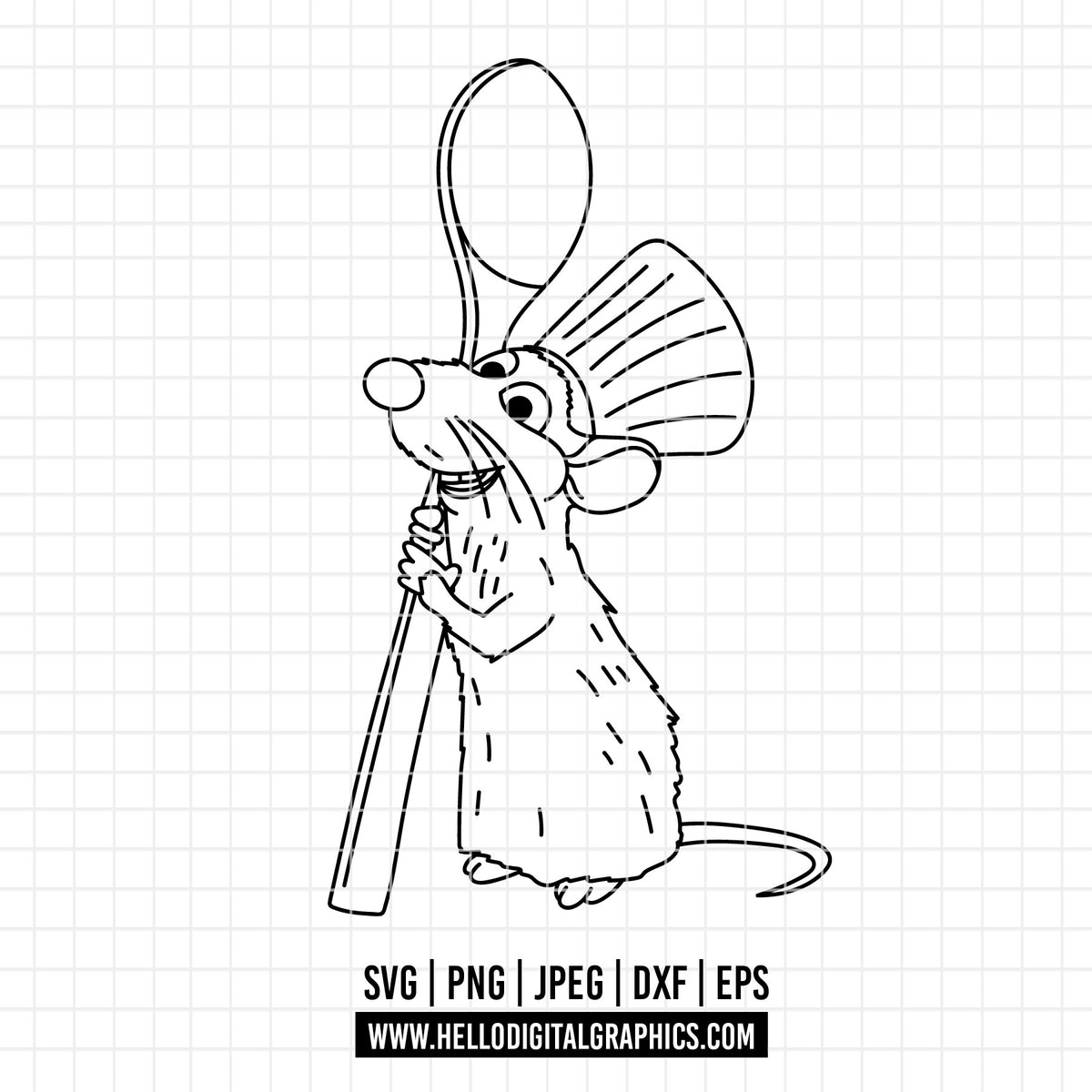 COD4734 - Ratatouille Svg, Ratatouille Png, Mouse Png, Ratatouille, Ratatouille Sublimation, Instant Download