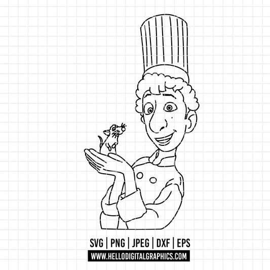 COD4736 - Ratatouille Svg, Ratatouille Png, Mouse Png, Ratatouille, Ratatouille Sublimation
