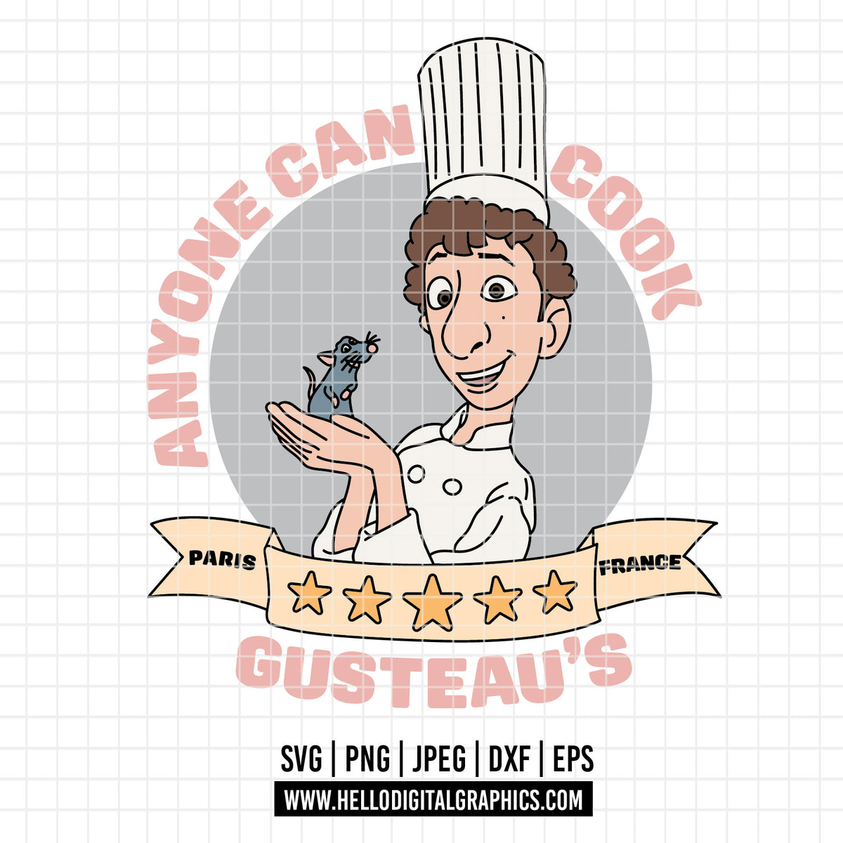 COD4739 - Ratatouille Svg, Ratatouille Png, Mouse Png, Ratatouille, Ratatouille Sublimation