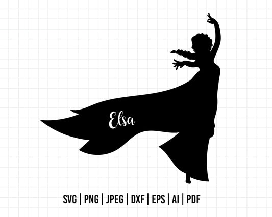 COD48- Frozen svg, Elsa svg, Anna svg, Winter elsa cut files for cricut silhouette, Princess svg, Disney svg