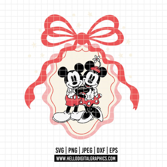 COD4842 - Mickey and Minnie Svg, Disney svg, Love svg, Valentine's day svg