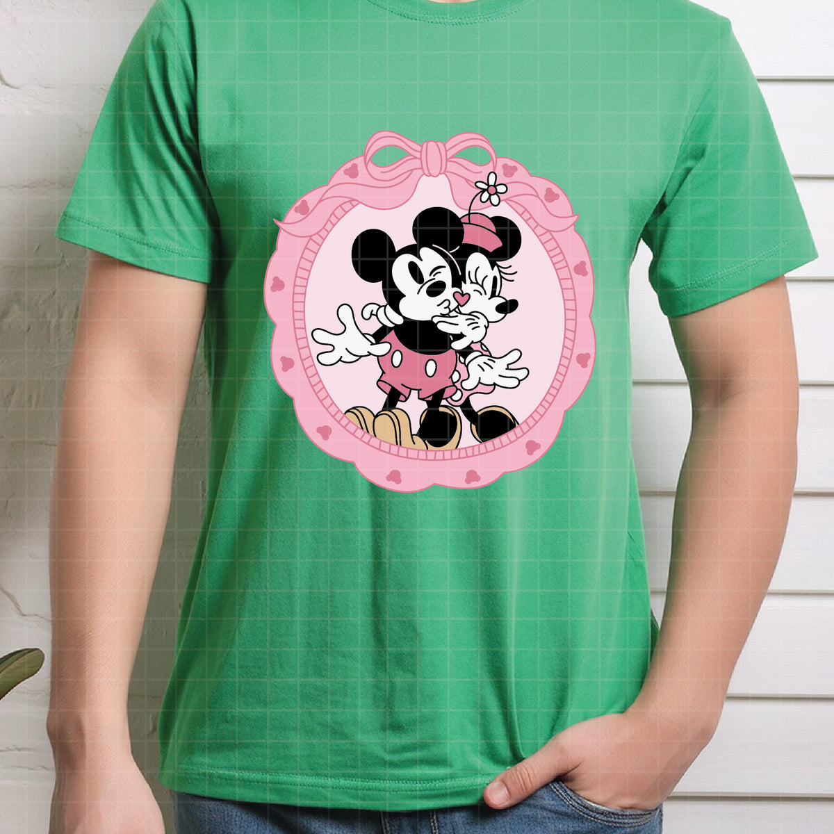 COD4843 - Mickey and Minnie Svg, Disney svg, Love svg, Valentine's day svg