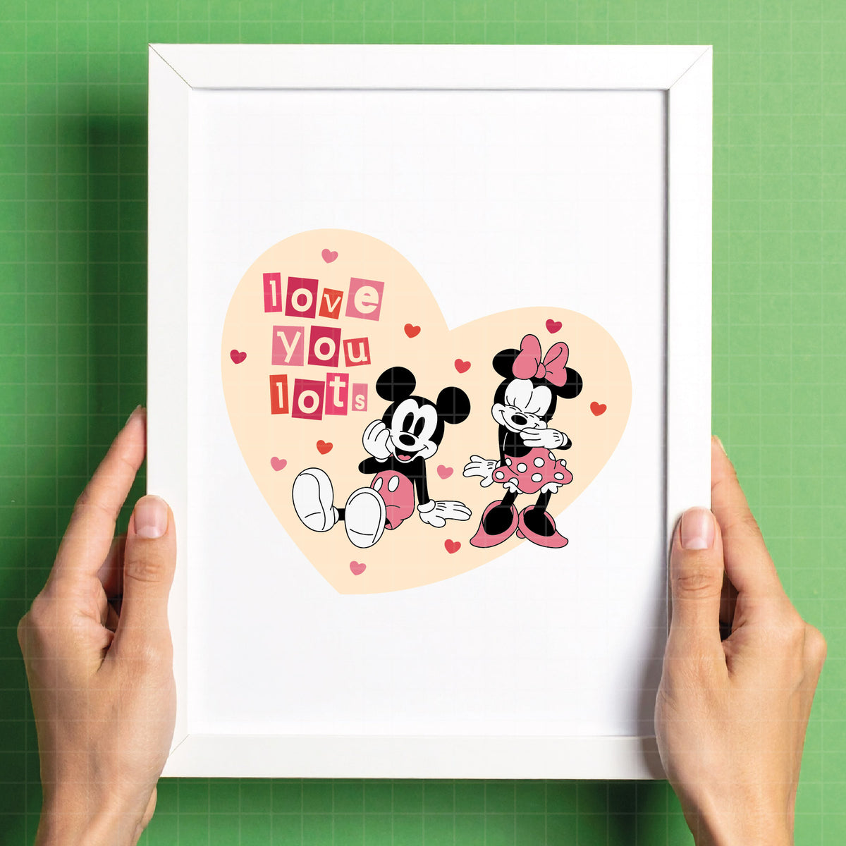 COD4844 - Mickey and Minnie Svg, Disney svg, Love svg, Valentine's day svg