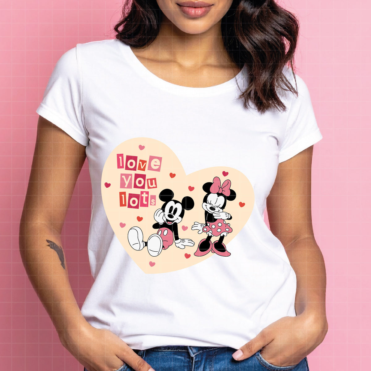 COD4844 - Mickey and Minnie Svg, Disney svg, Love svg, Valentine's day svg