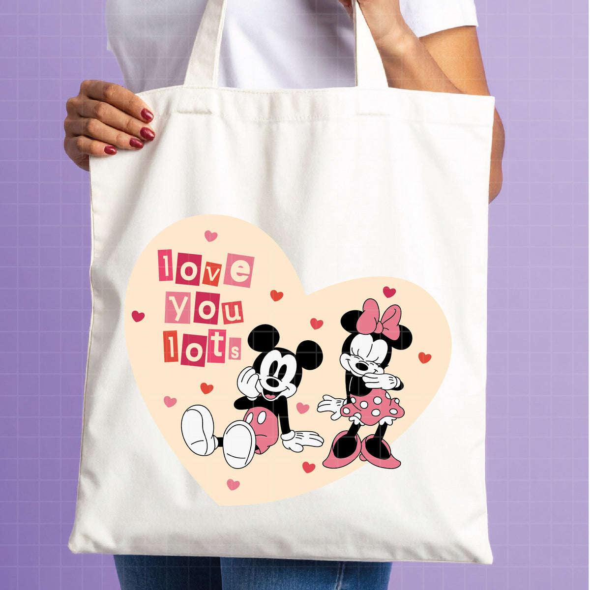 COD4844 - Mickey and Minnie Svg, Disney svg, Love svg, Valentine's day svg