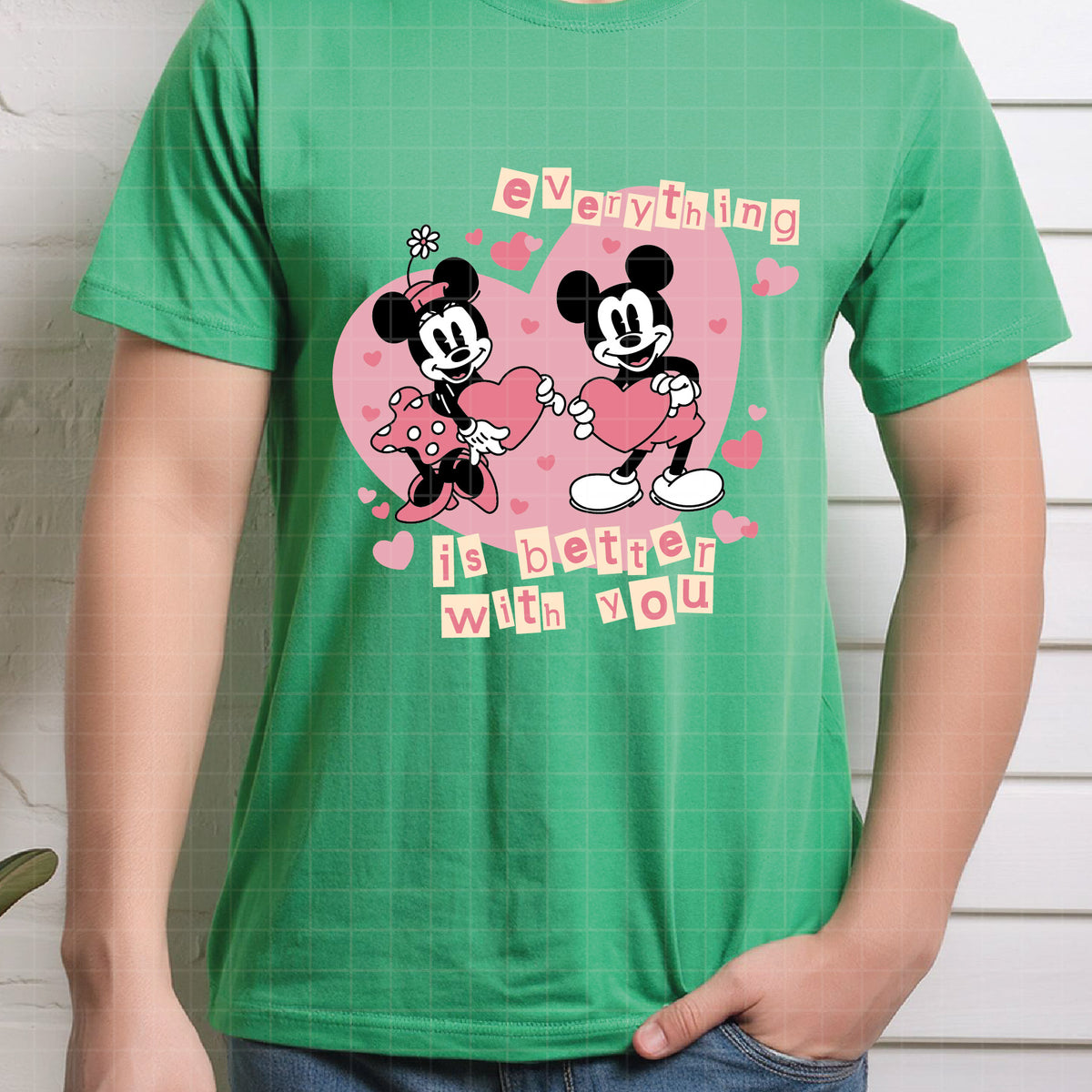 COD4845 - Mickey and Minnie Svg, Disney svg, Love svg, Valentine's day svg