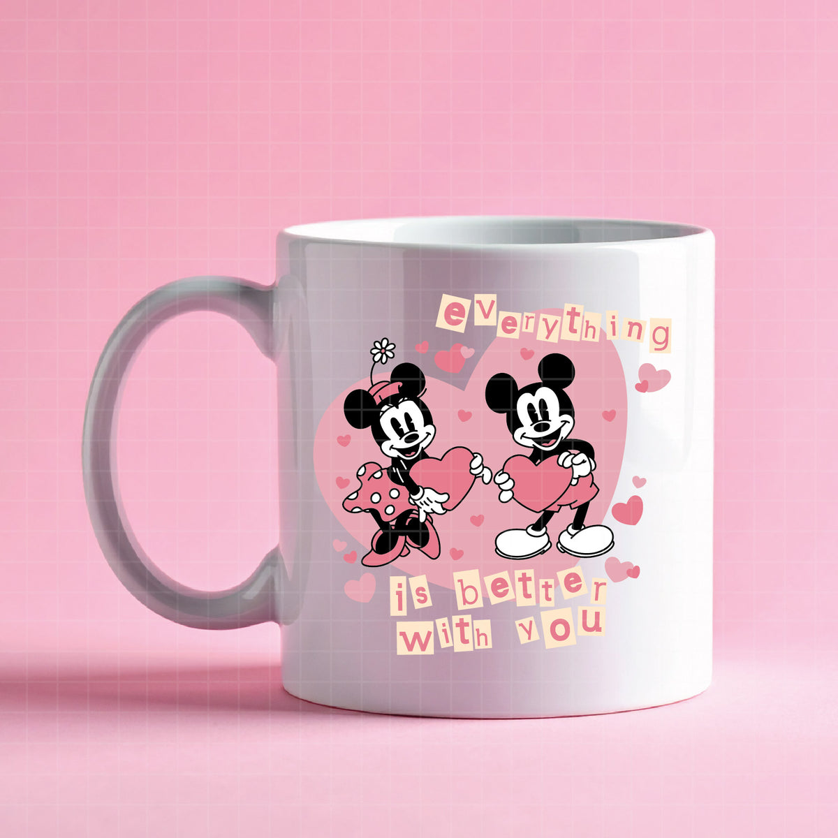 COD4845 - Mickey and Minnie Svg, Disney svg, Love svg, Valentine's day svg