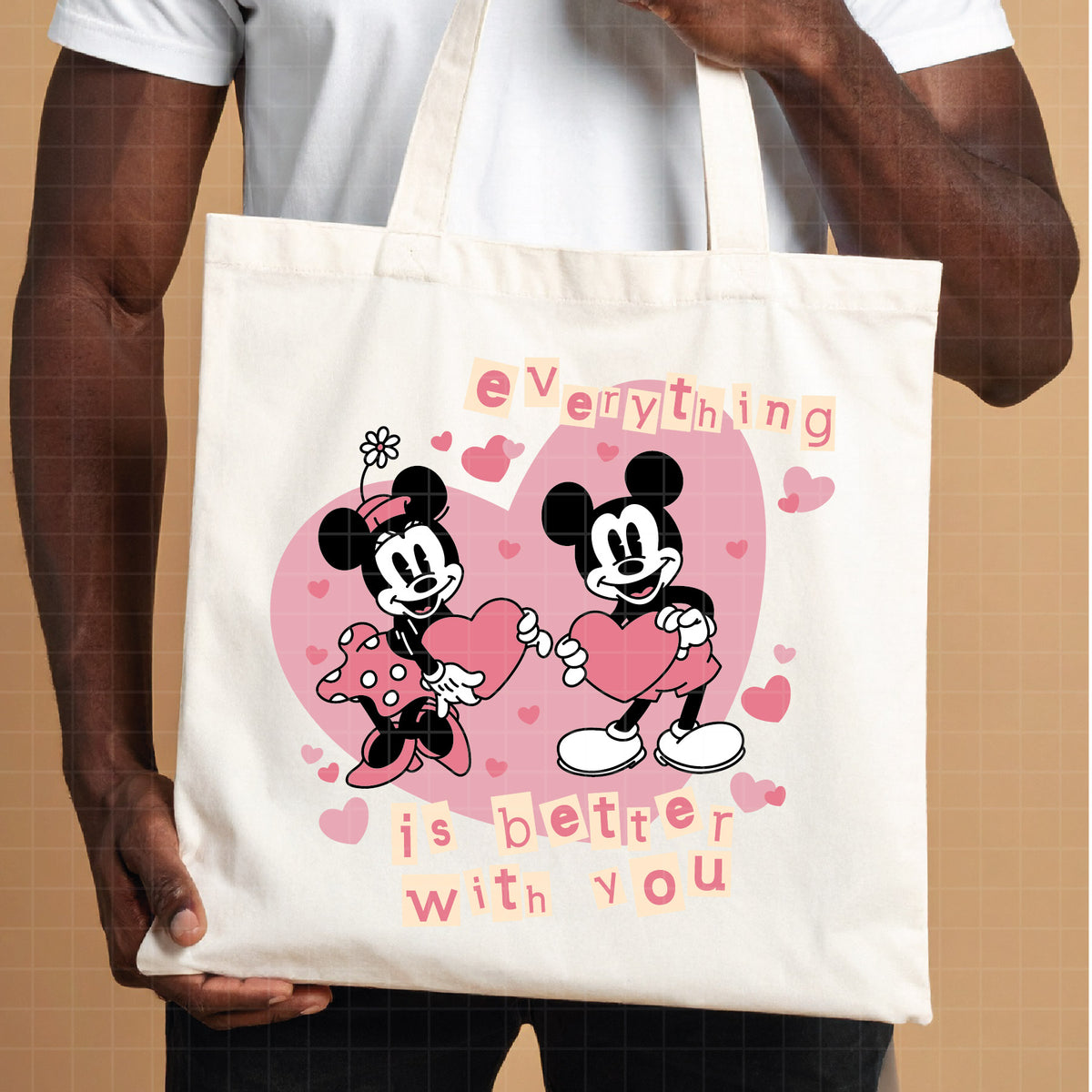COD4845 - Mickey and Minnie Svg, Disney svg, Love svg, Valentine's day svg