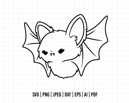 COD485- Bat svg, Halloween  Svg, Trick Or Treat Svg, Spooky svg