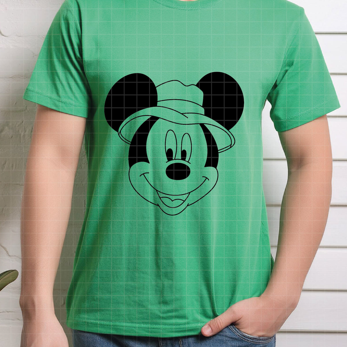 COD4893 - Mickey cowboy svg, Disney svg, mickey guitar svg, My First Rodeo clipart