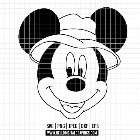 COD4893 - Mickey cowboy svg, Disney svg, mickey guitar svg, My First Rodeo clipart