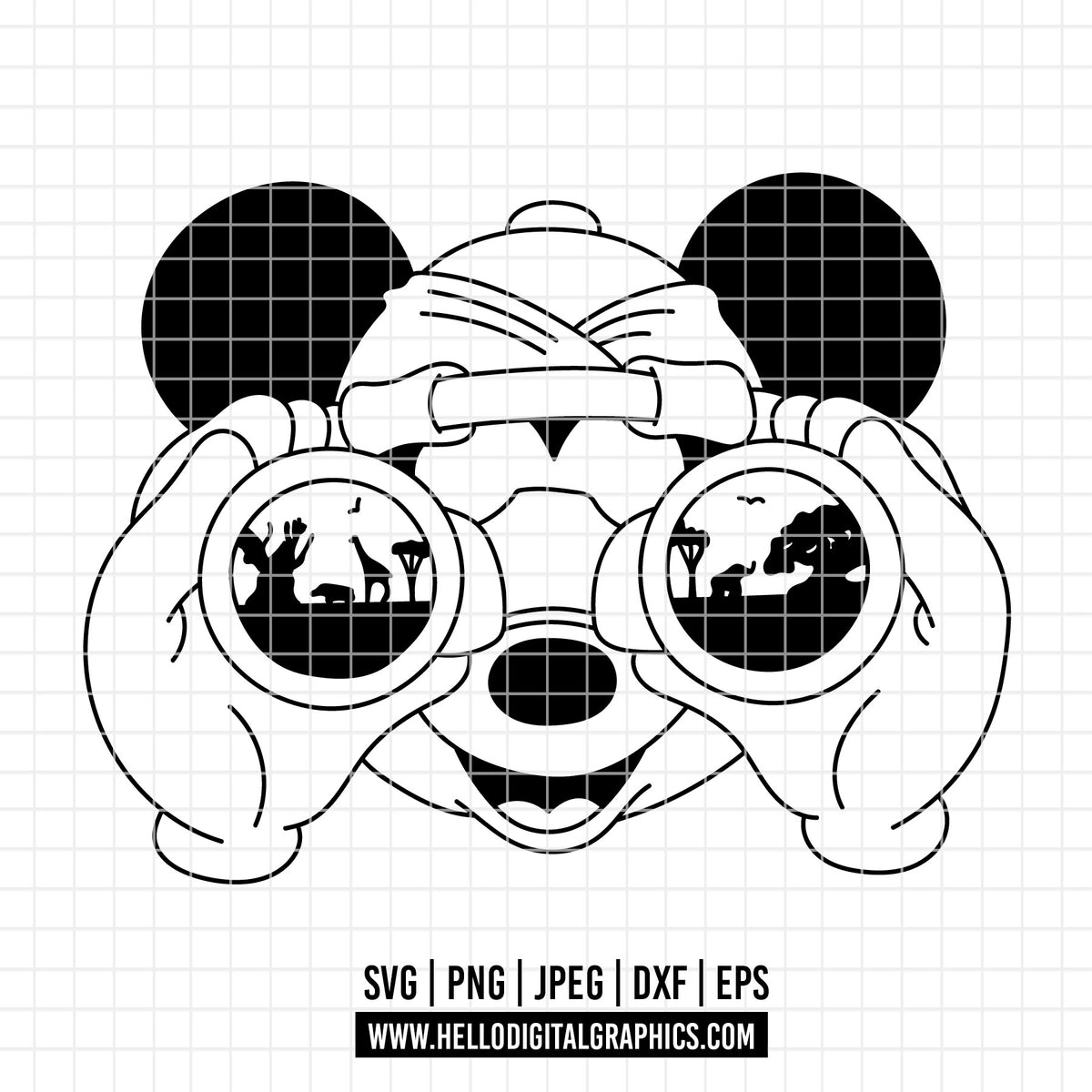 COD4894 - Mickey cowboy svg, Disney svg, mickey guitar svg, My First Rodeo clipart