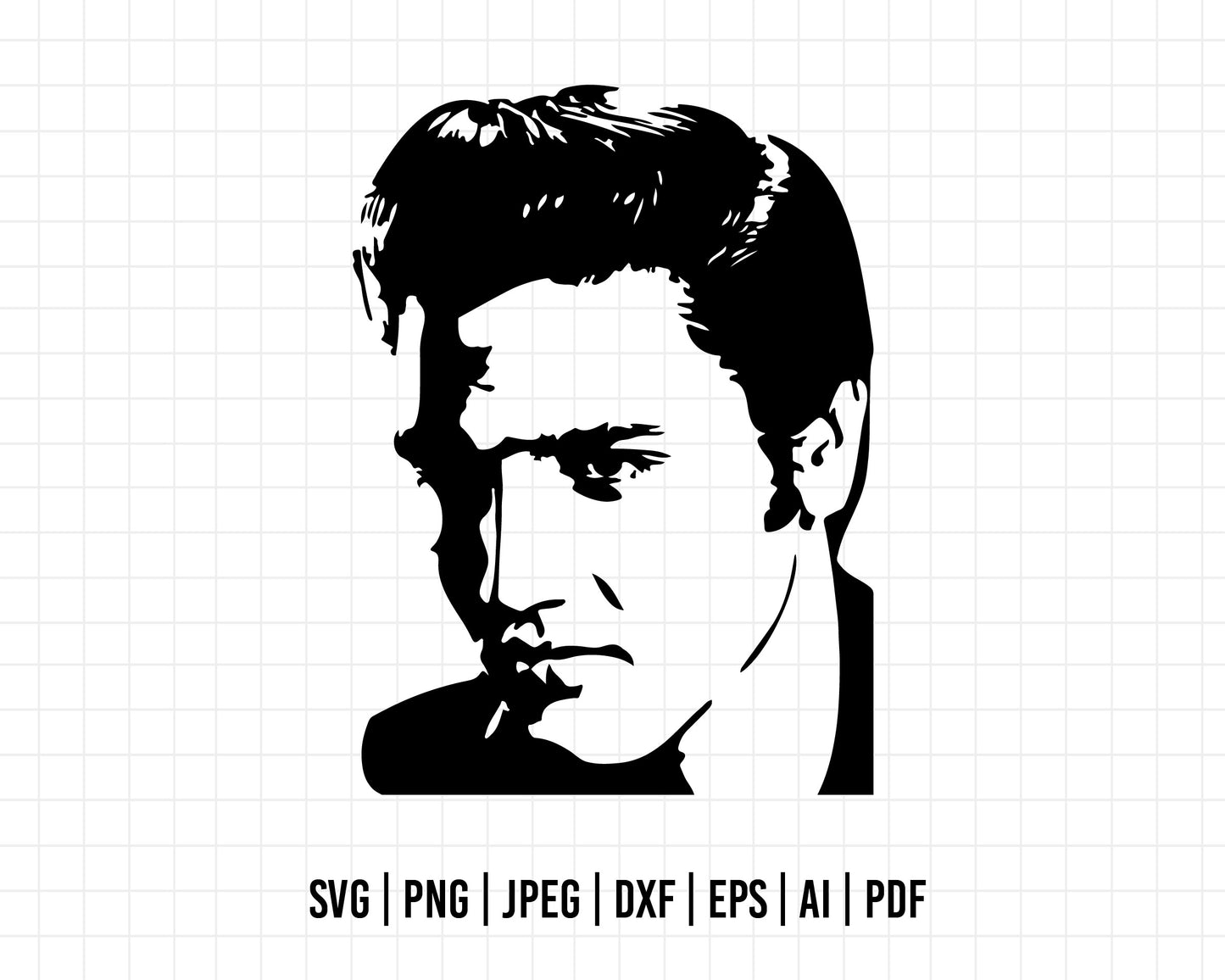 COD507- Elvis svg, Rock svg, Rock Music svg, Musician cut file, Rock svg, music svg