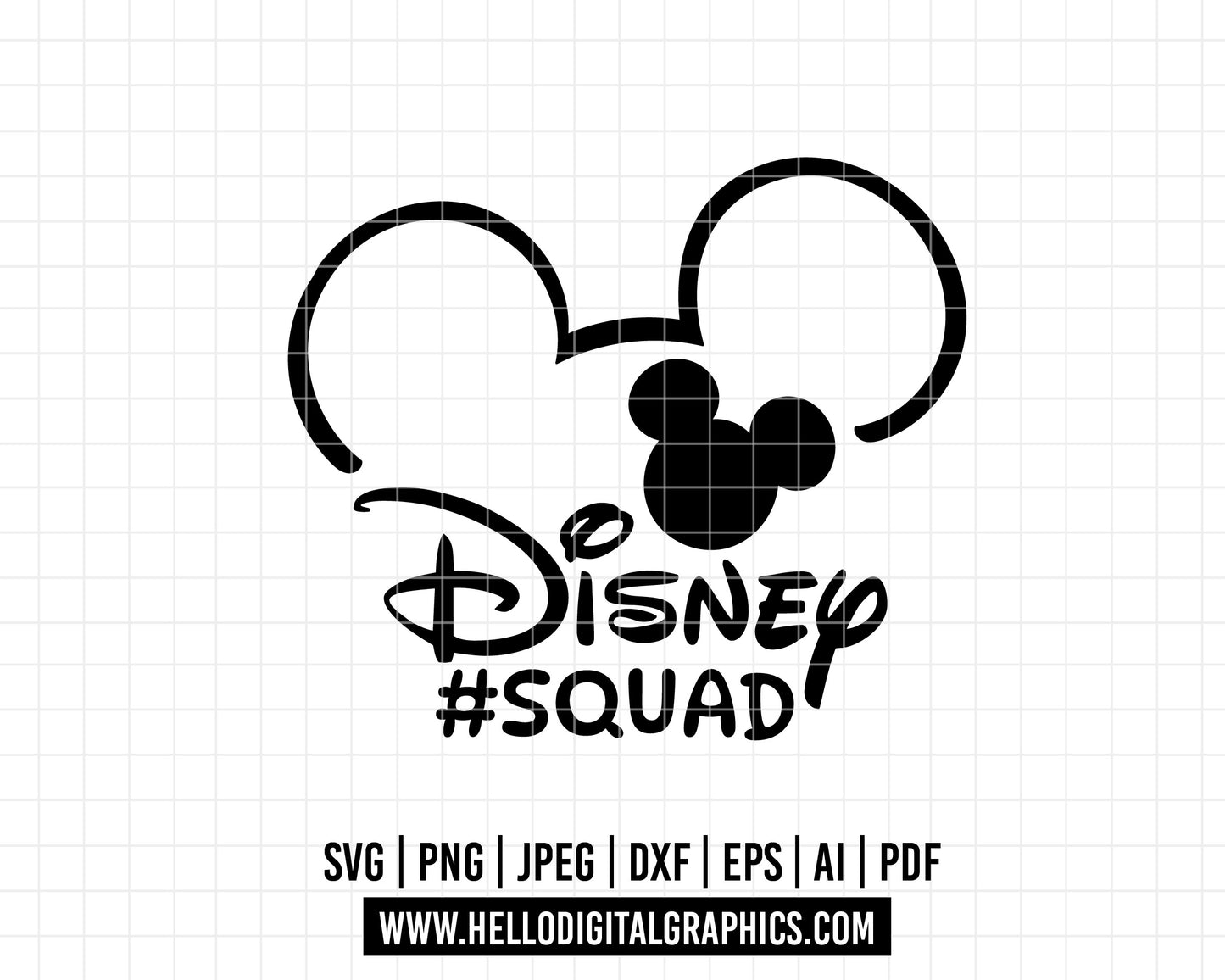 COD533- Disney squad svg, Mickey Svg, Disney svg, Magical svg