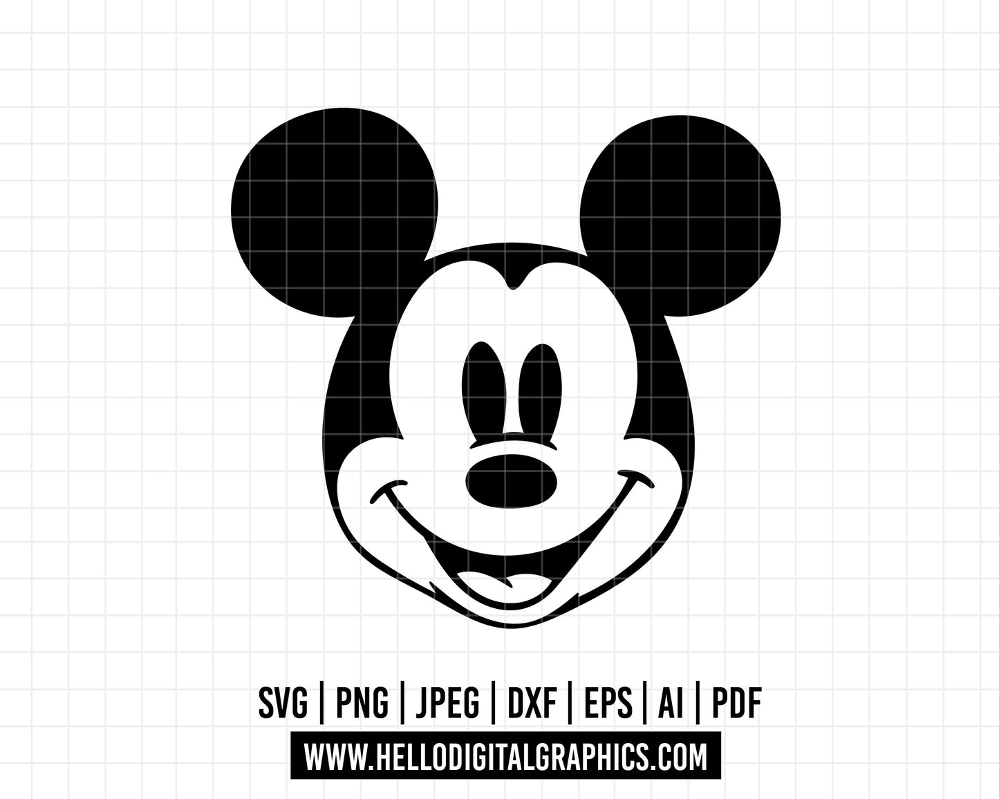 COD534- Mickey mouse smile svg, Mickey Svg, Disney svg, Magical svg, Mickey face svg