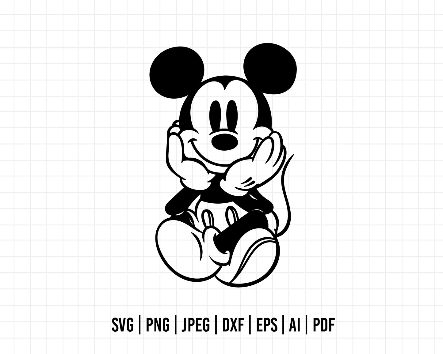 COD538- Mickey mouse smile svg, Mickey Svg, Disney svg, Magical svg, Mickey face svg